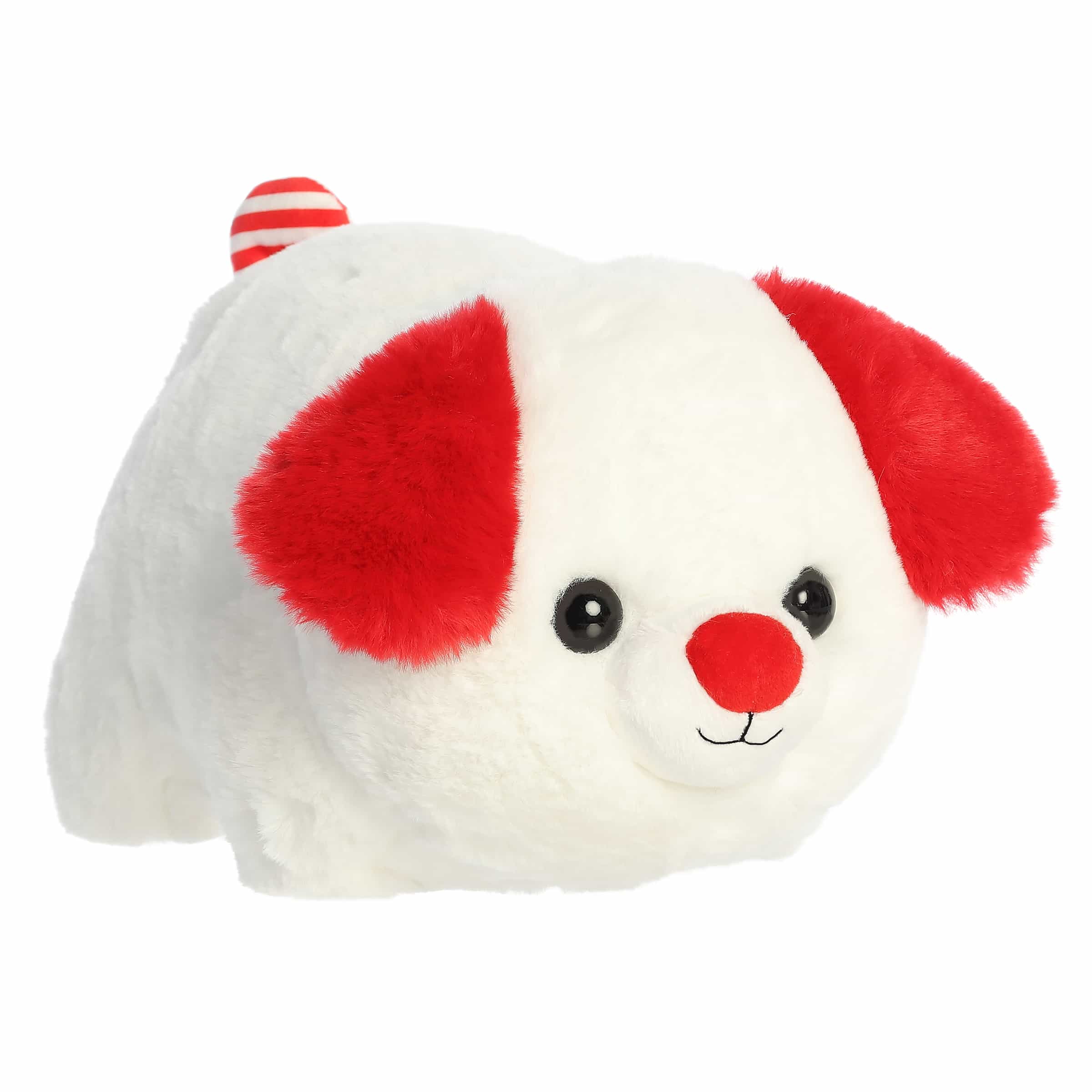 Aurora Plush Spudsters 10 Inch Candy Cane Pup Holiday Plush Toy
