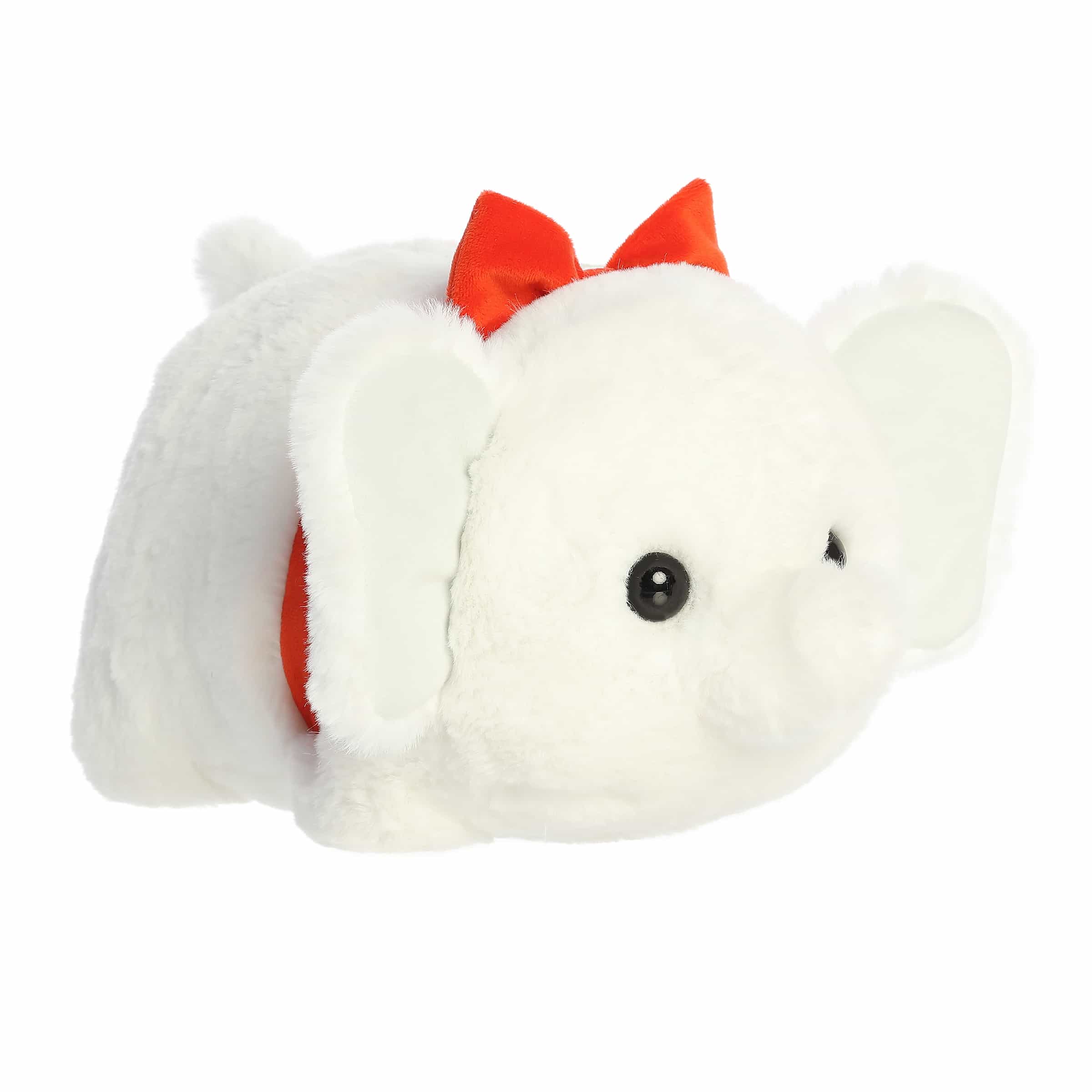 Aurora Plush Spudsters 10 Inch Winnie the White Elephant Holiday Plush Toy