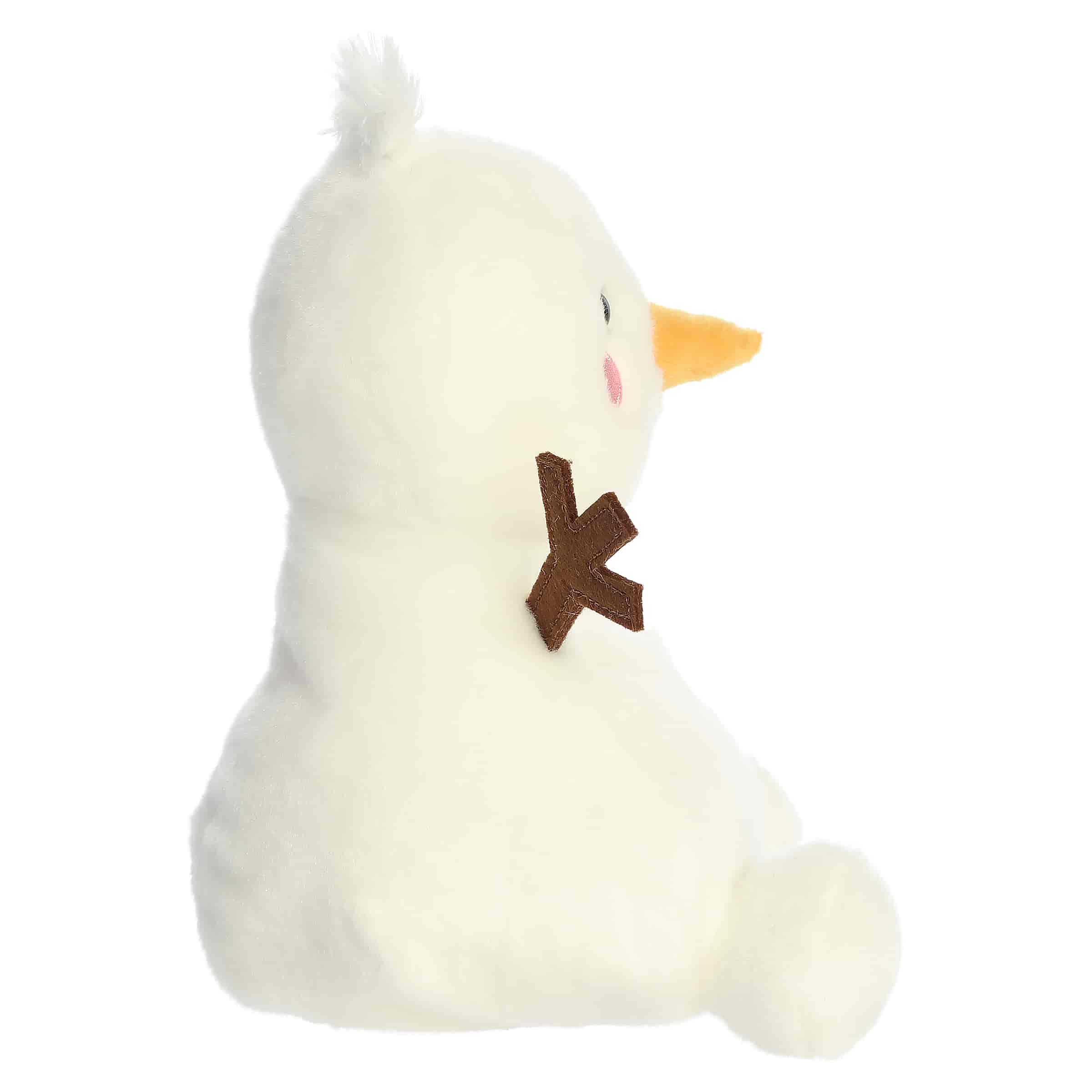 Palm Pals Party Sized 8 Inch Twig the Snowman Holiday Plush Toy