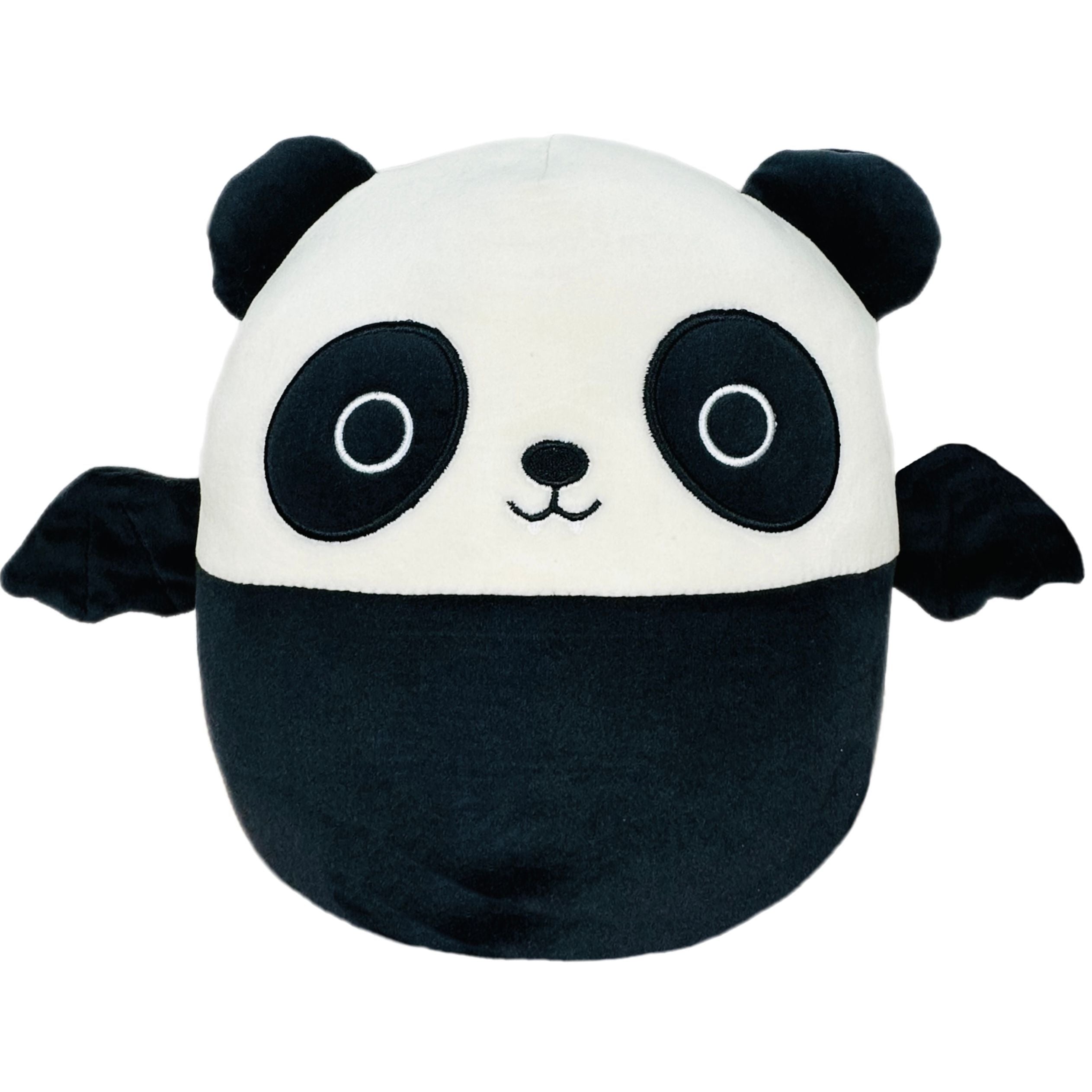 Squishmallow 8 Inch Tamtam the Panda Bat with Fangs Hybrid Plush Toy