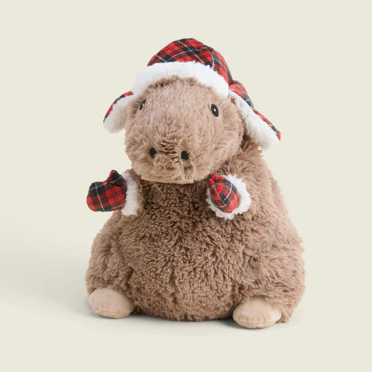 Warmies 13 Inch Cozy Capybara Microwavable Holiday Plush Toy