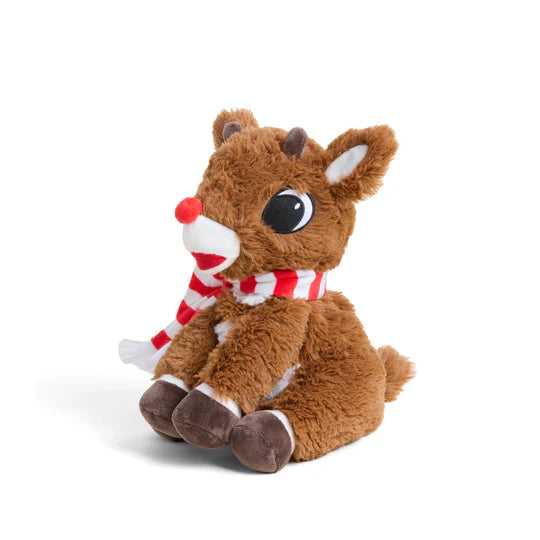 Warmies 13 Inch Rudolph with Scarf Microwavable Holiday Plush Toy