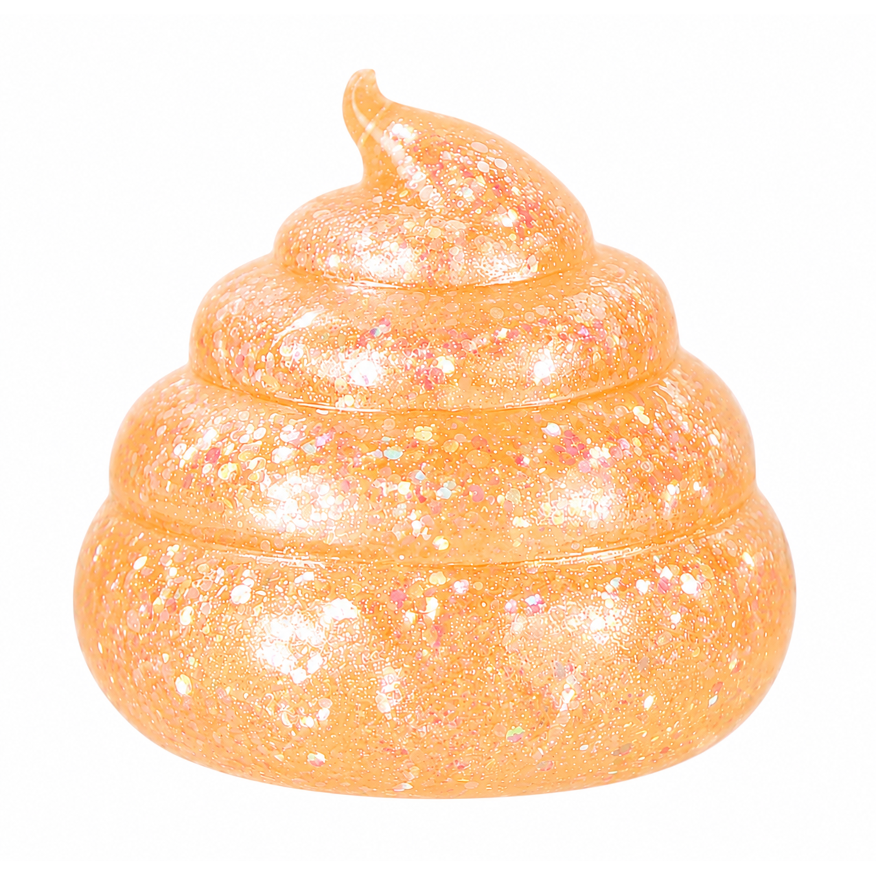 Sugar Gel Squishy 2.5 Inch Poop Swirl Maltose Filled Sensory Toy - Assorted