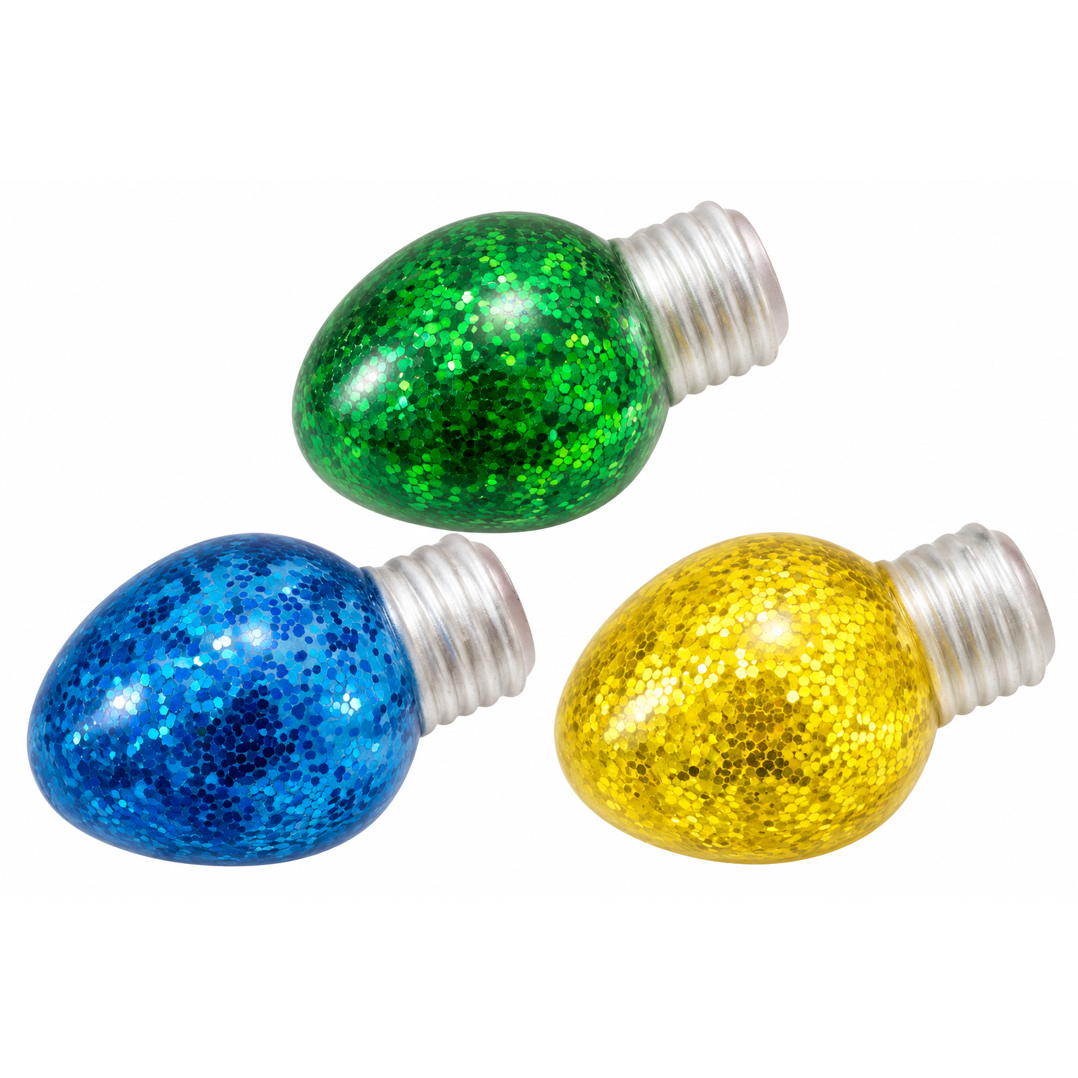 Goolala 3 Inch Jingle Bulb Holiday Sugar Squishy Slow Rise Sensory Toy - Assorted
