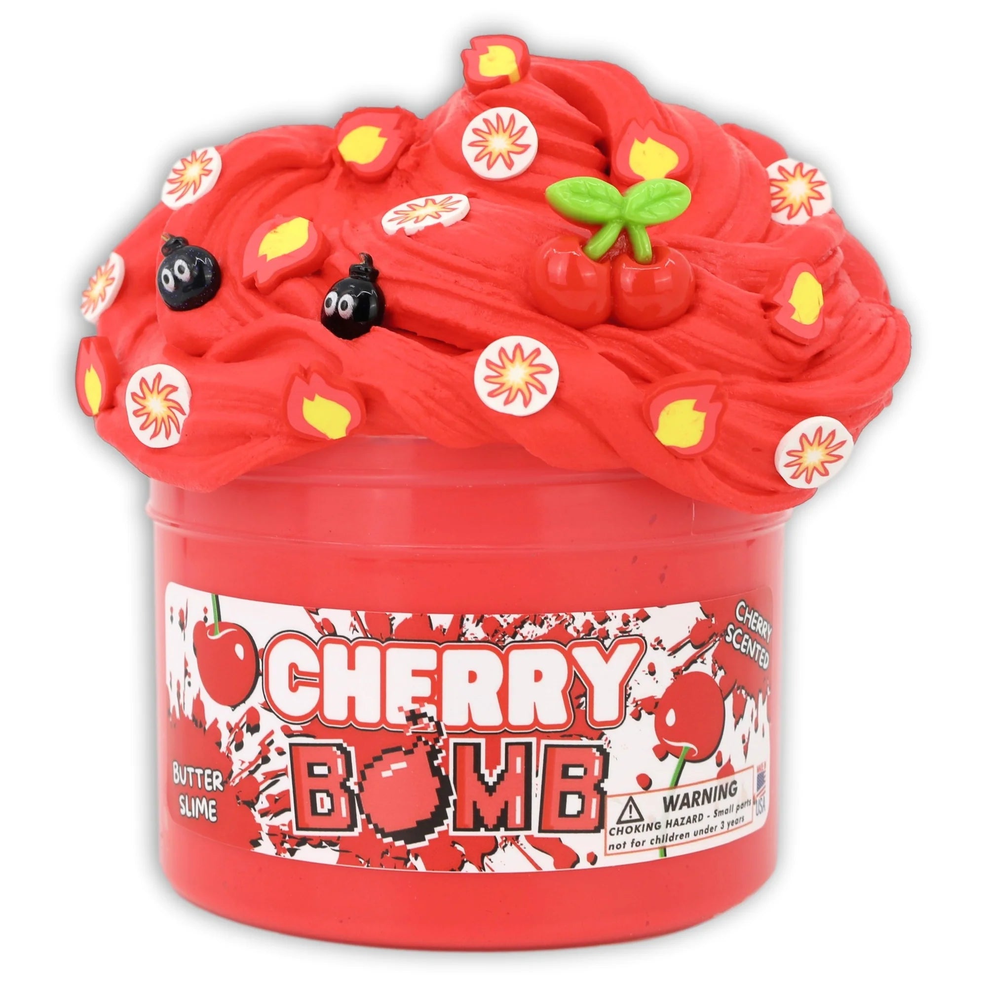Dope Slimes 8 oz Cherry Bomb Slime