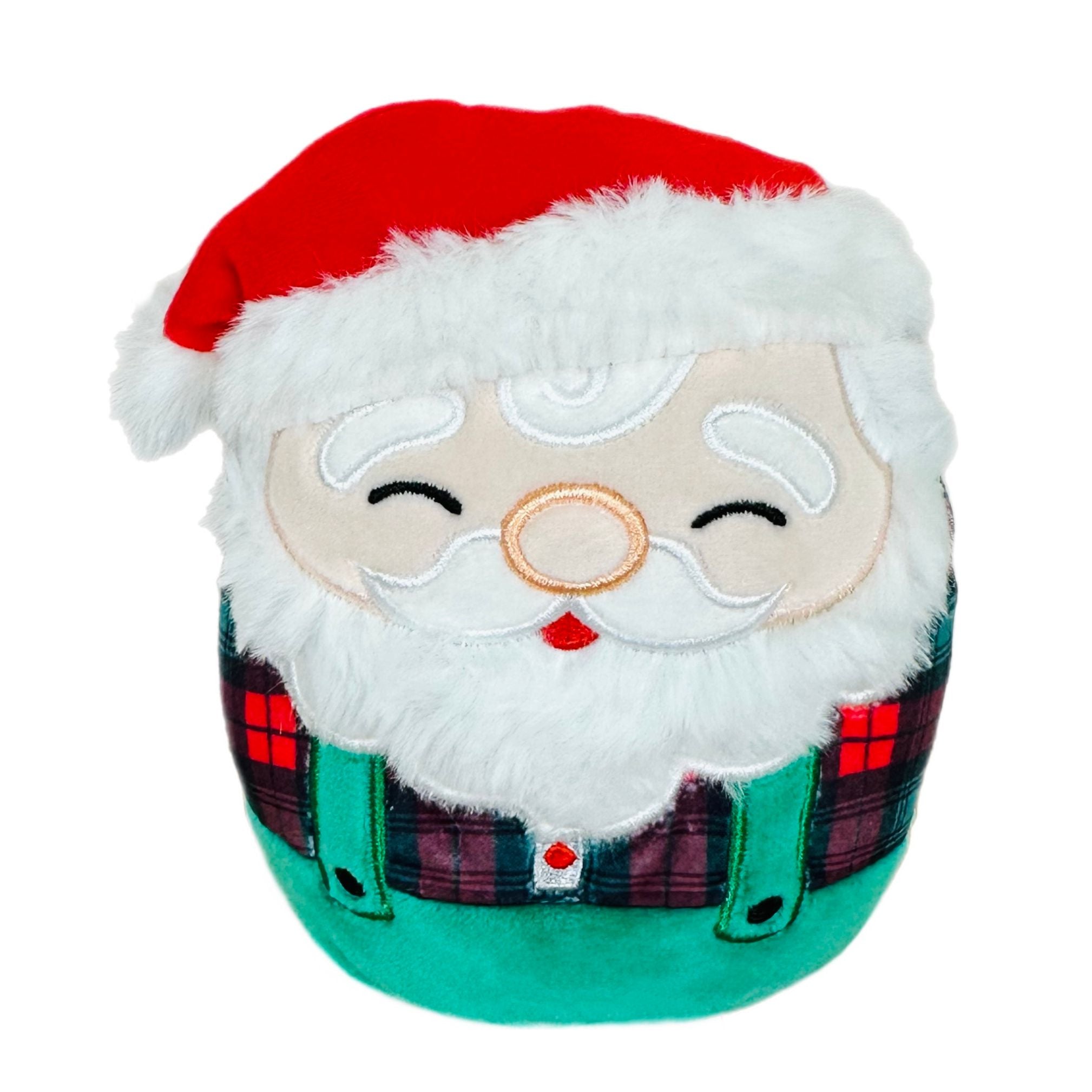 Squishmallow 5 Inch Nick Santa Claus with Overalls Christmas Plush Toy