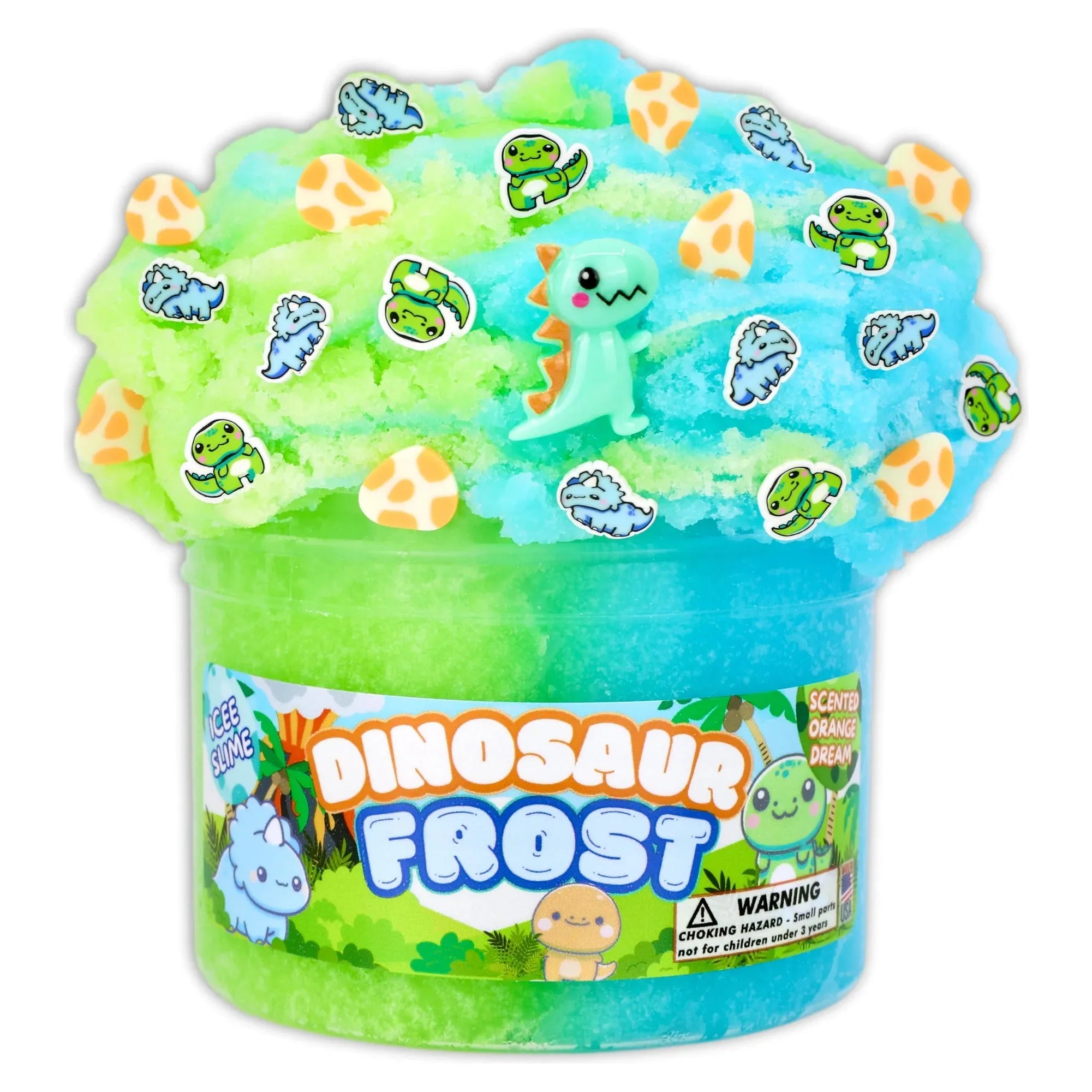 Dope Slimes 8 oz Dinosaur Frost Slime