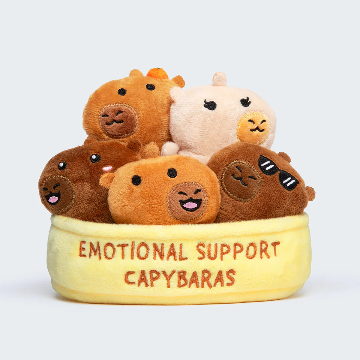 Emotional Support Capybaras Set of 5 Plush Toys by What Do You Meme