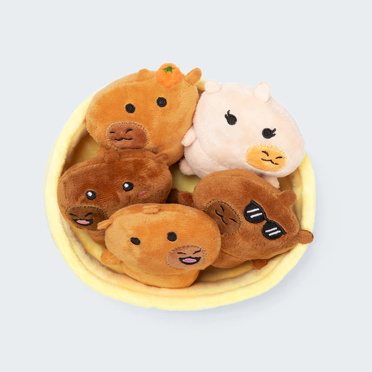 Emotional Support Capybaras Set of 5 Plush Toys by What Do You Meme