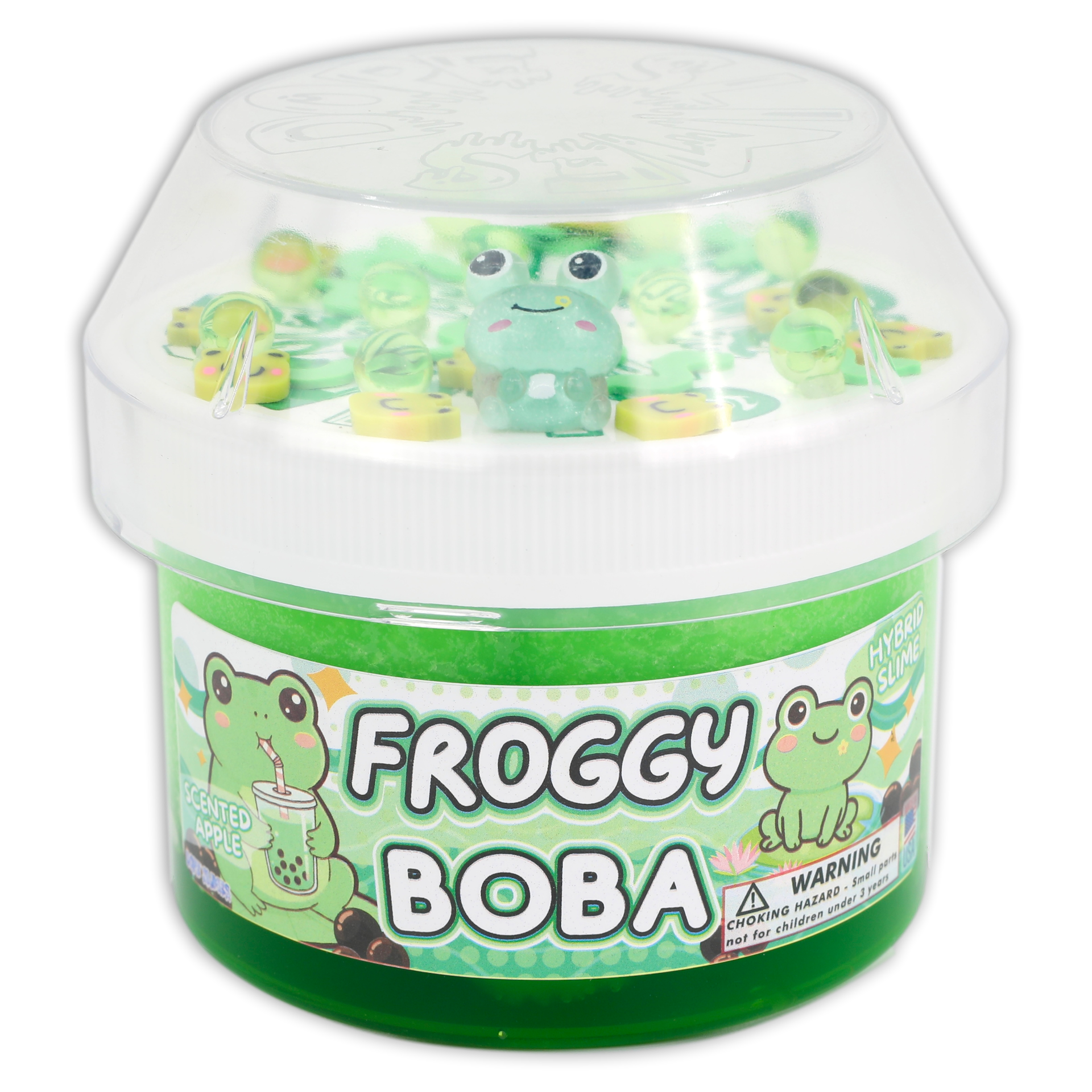 Dope Slimes 8 oz Froggy Boba Slime