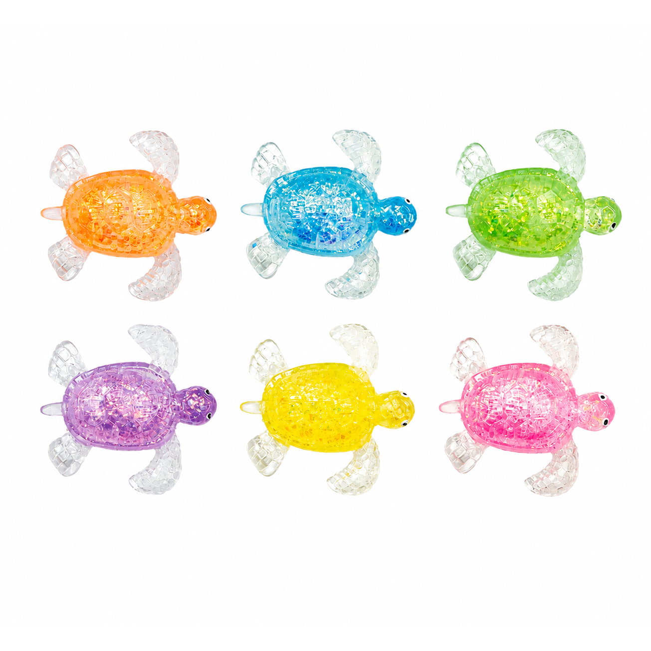 Sugar Gel Squishy 4 Inch Turtle Maltose Filled Sensory Toy - Assorted