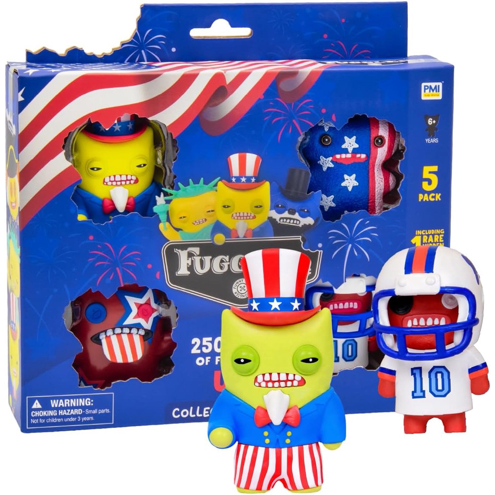 Zuru Fugglers America 250th Anniversary 2.5 Inch Collectible Vinyl Figure - 5 Pack