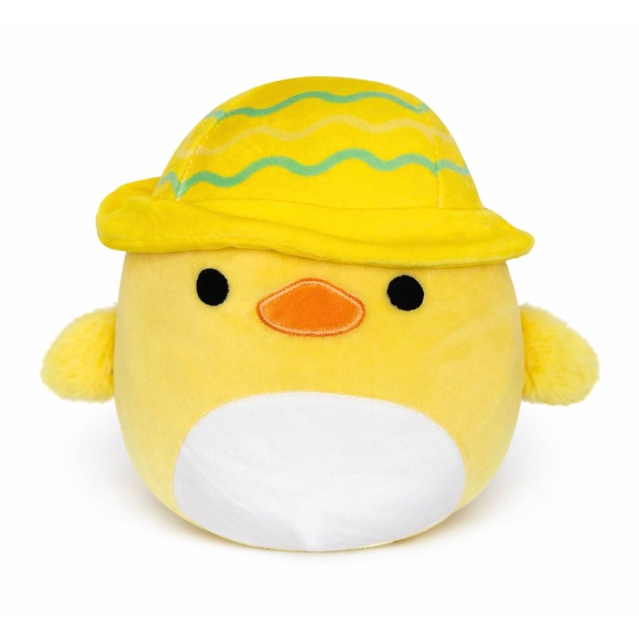 Squishmallow 8 Inch Webb the Duck with Bucket Hat Easter Plush Toy