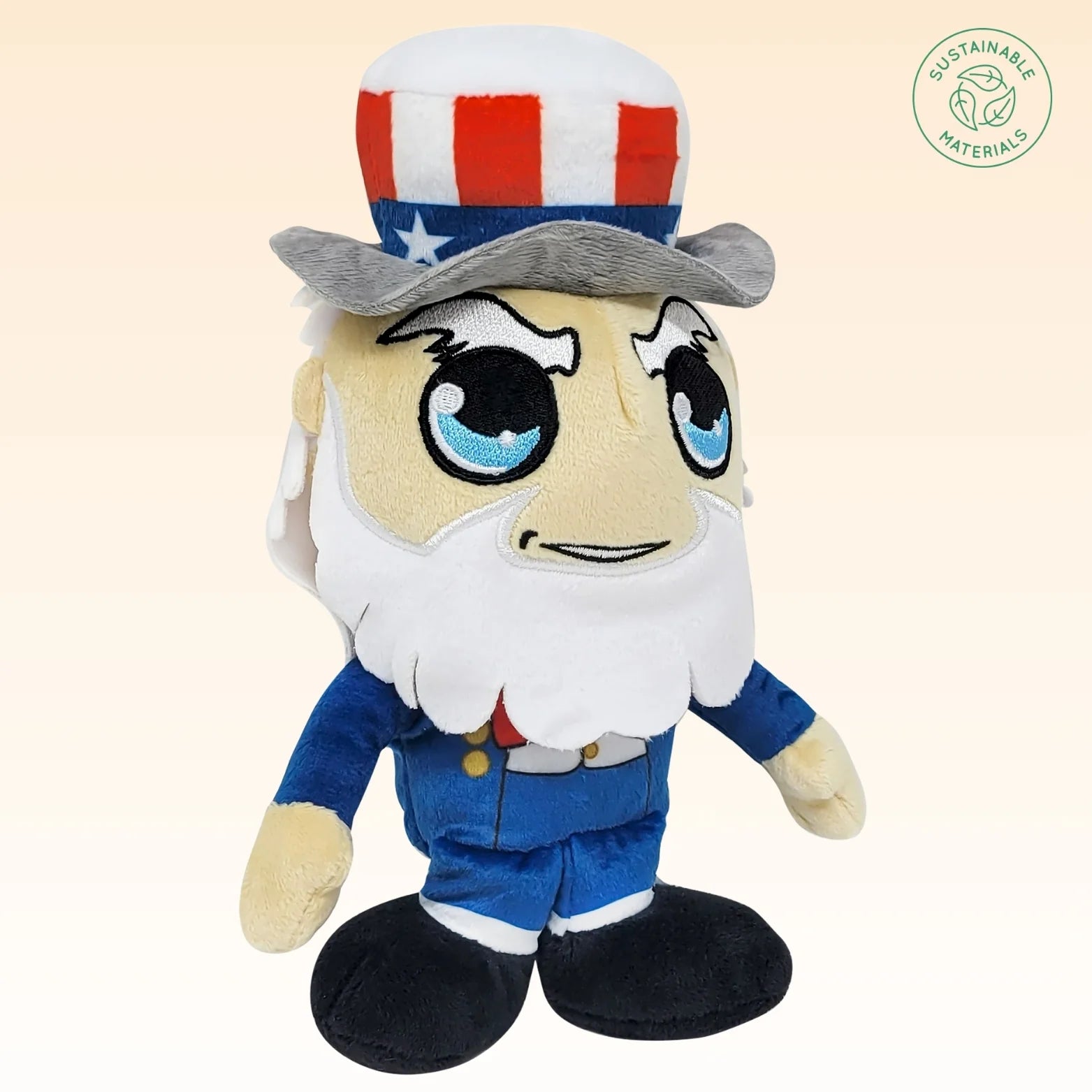Grovii 8 Inch Midori Plushie Toy - America 250 Uncle Sam