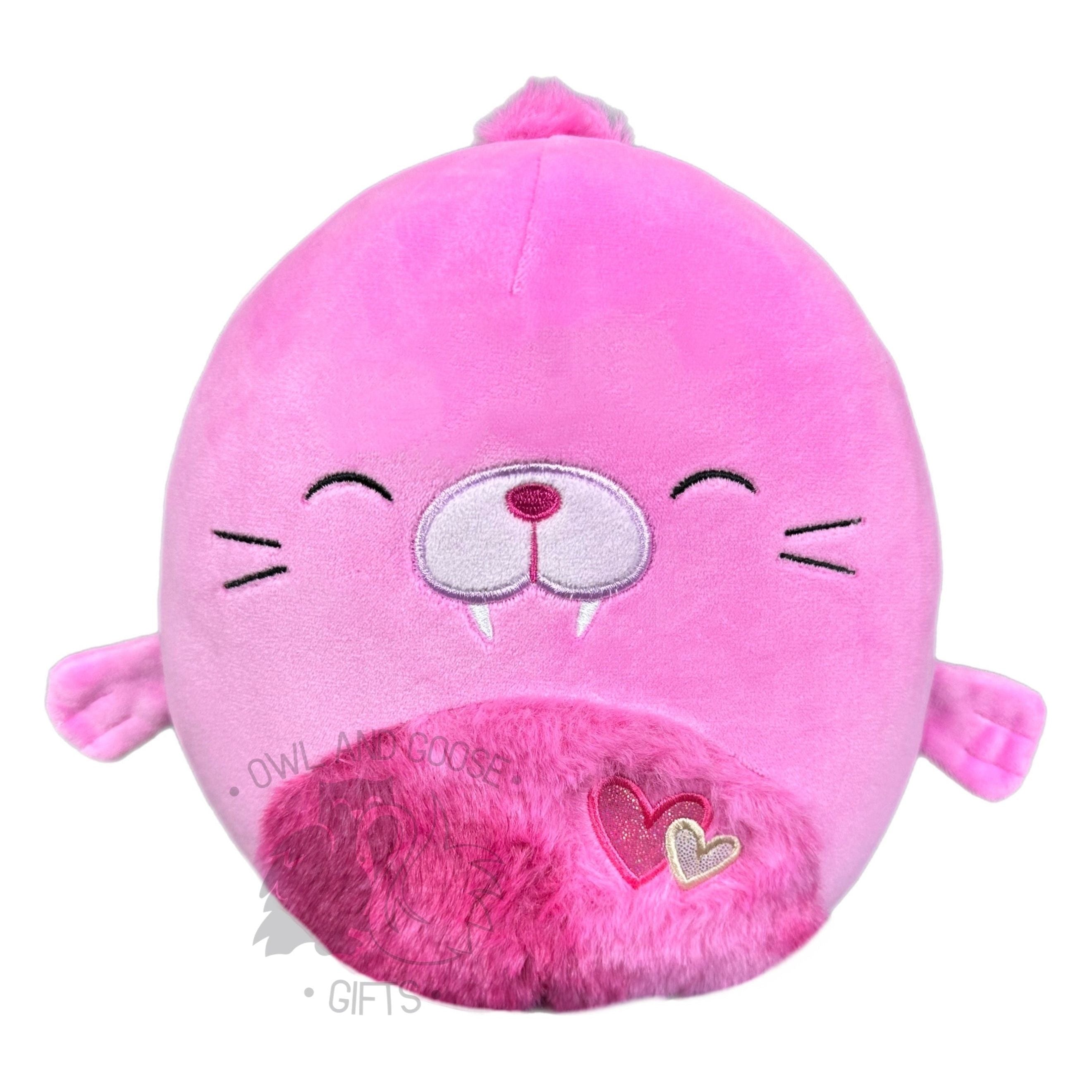 Squishmallow 5 Inch Pepper the Pink Walrus Valentine Plush Toy *FINAL SALE*