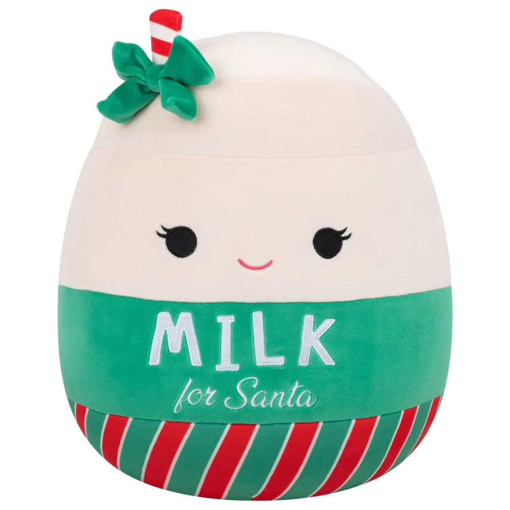 Squishmallow 8 Inch Hedda the Milk for Santa Christmas Plush Toy