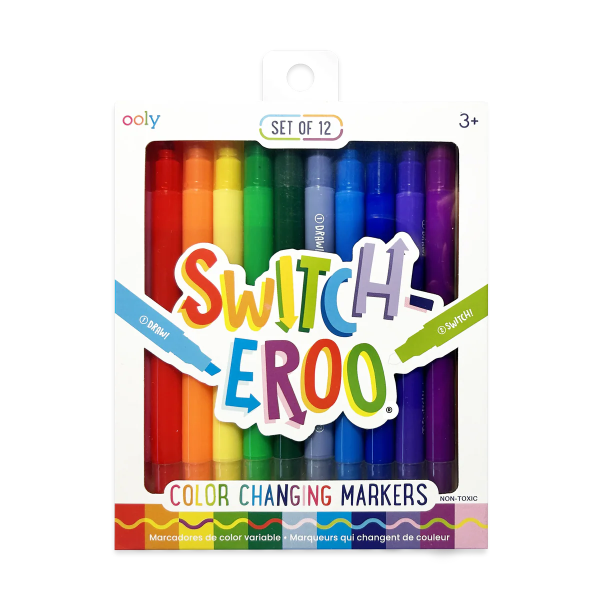 Ooly Switch-Eroo!: Color Changing Markers (Set of 12)