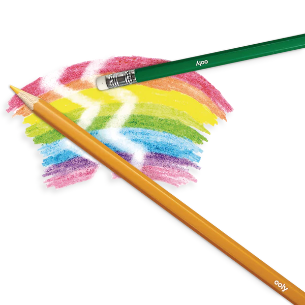 Ooly Un-Mistake-ables: Erasable Colored Pencils (Set of 12)