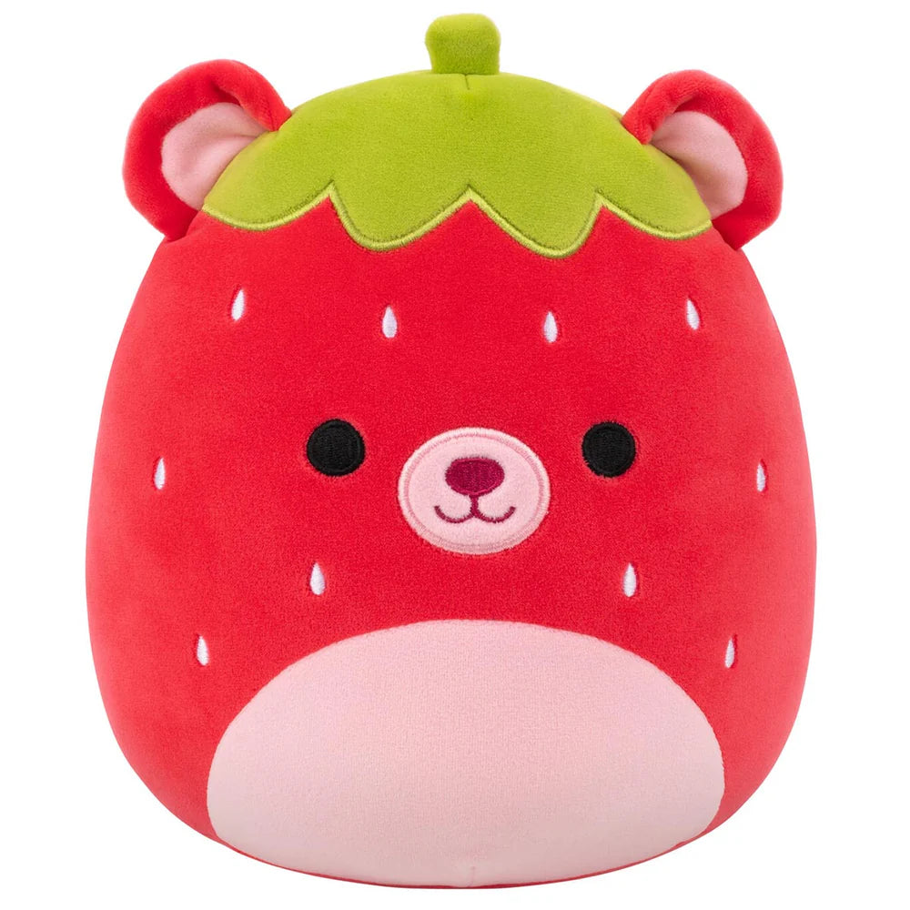 Squishmallow 8 Inch Romeo the Strawberry Bear Hybrid Plush Toy