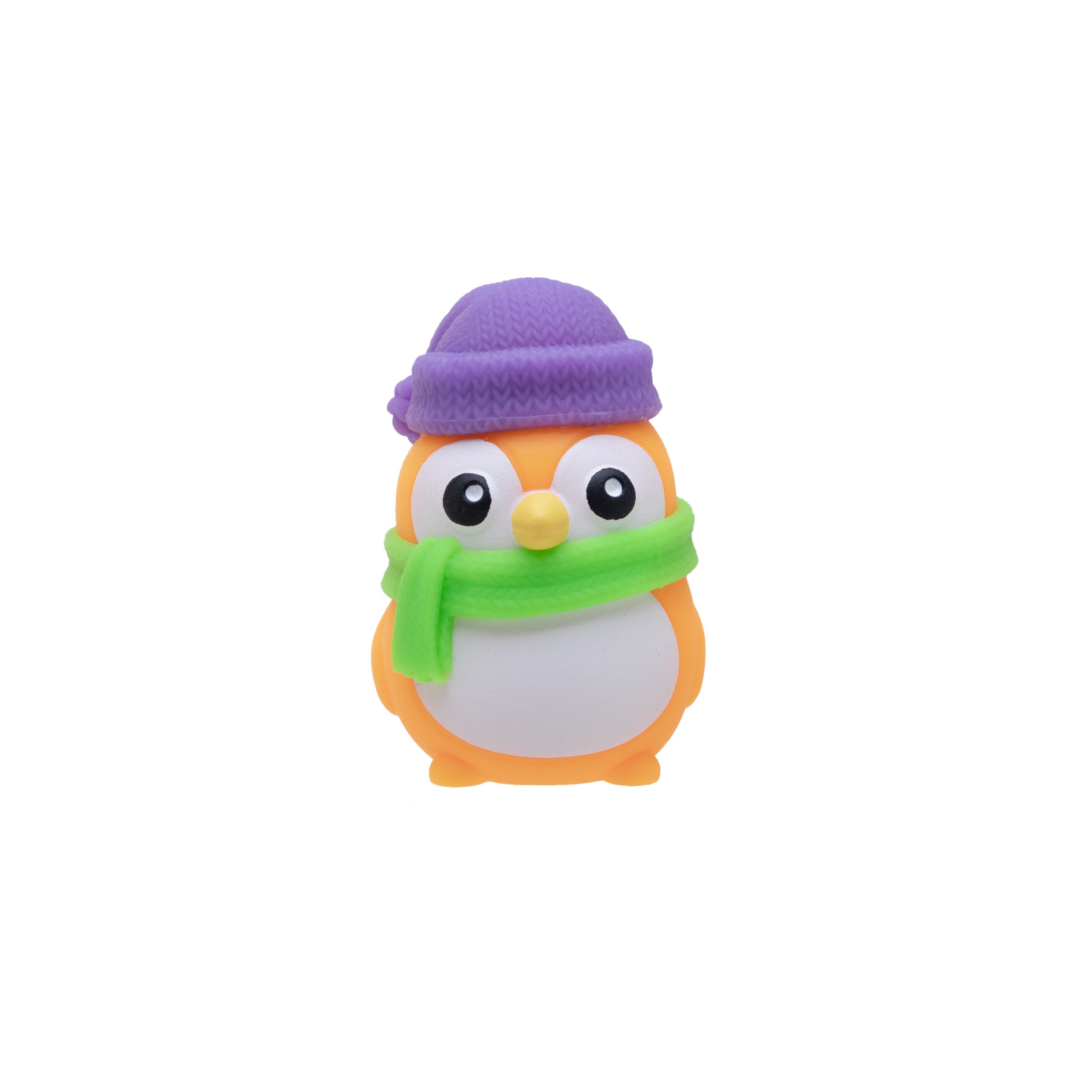 Nee Doh Polar Glow Penguin 3 Inch Squish Ball Fidget Toy