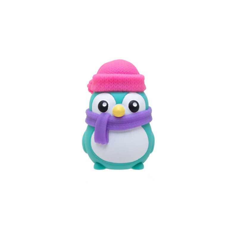 Nee Doh Polar Glow Penguin 3 Inch Squish Ball Fidget Toy