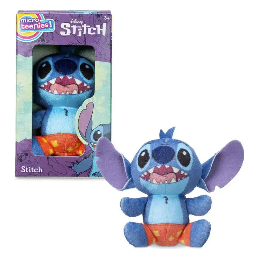 Disney Stitch 3 Inch Micro Teenies Plush Toy - Stitch in Board Shorts