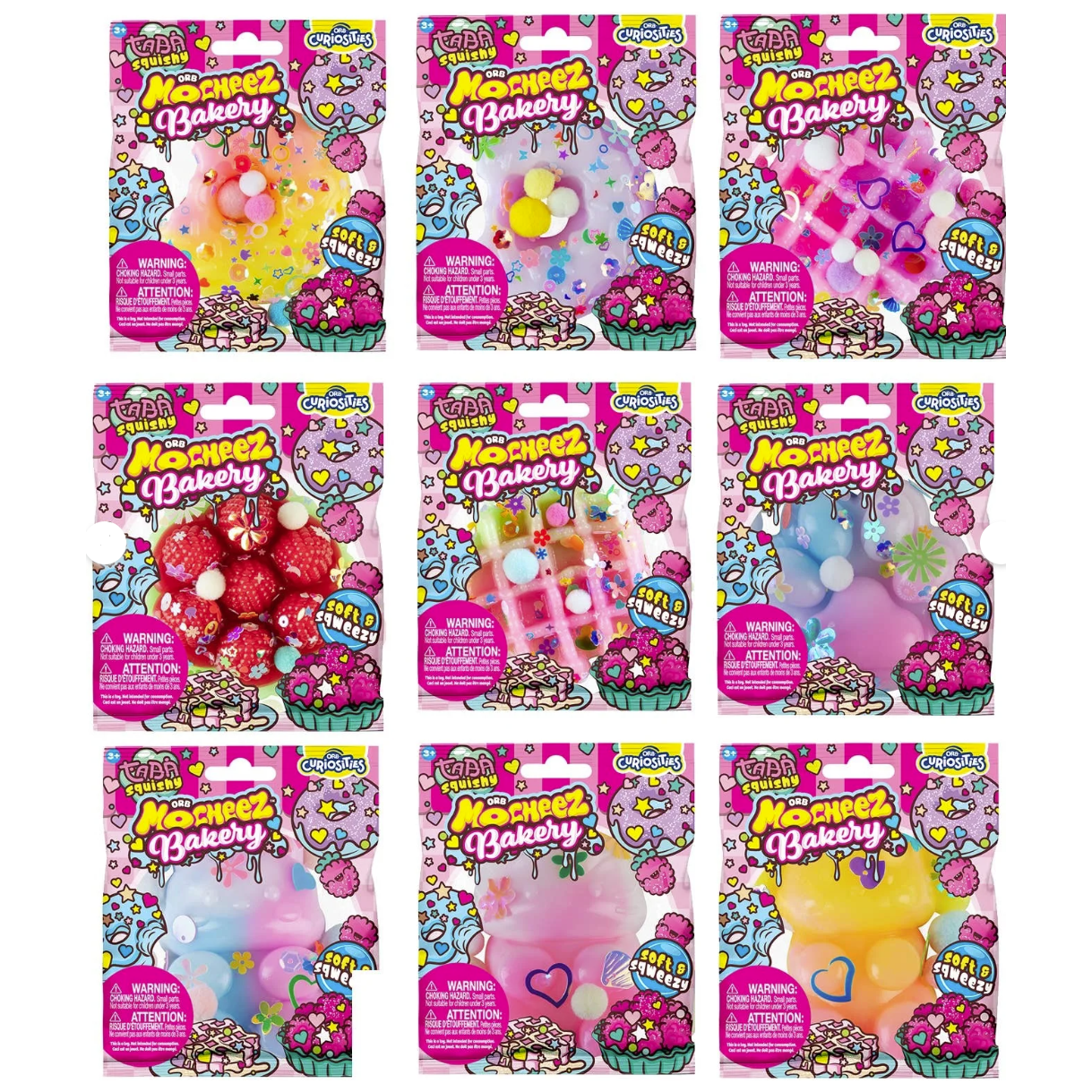 ORB Mocheez Bakery Taba Squishy Sensory Toy - STYLES VARY