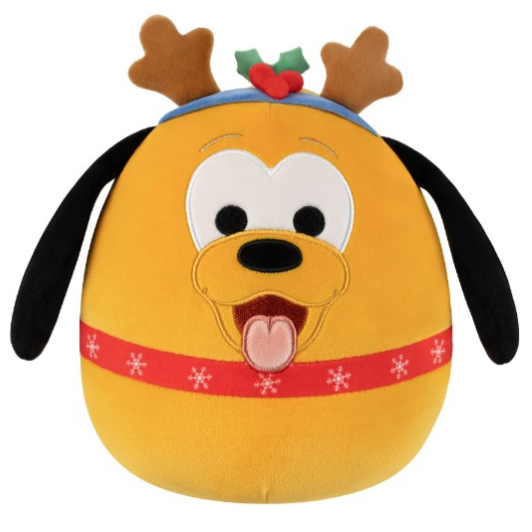 Squishmallow 8 Inch Pluto Reindeer Disney Christmas Plush Toy