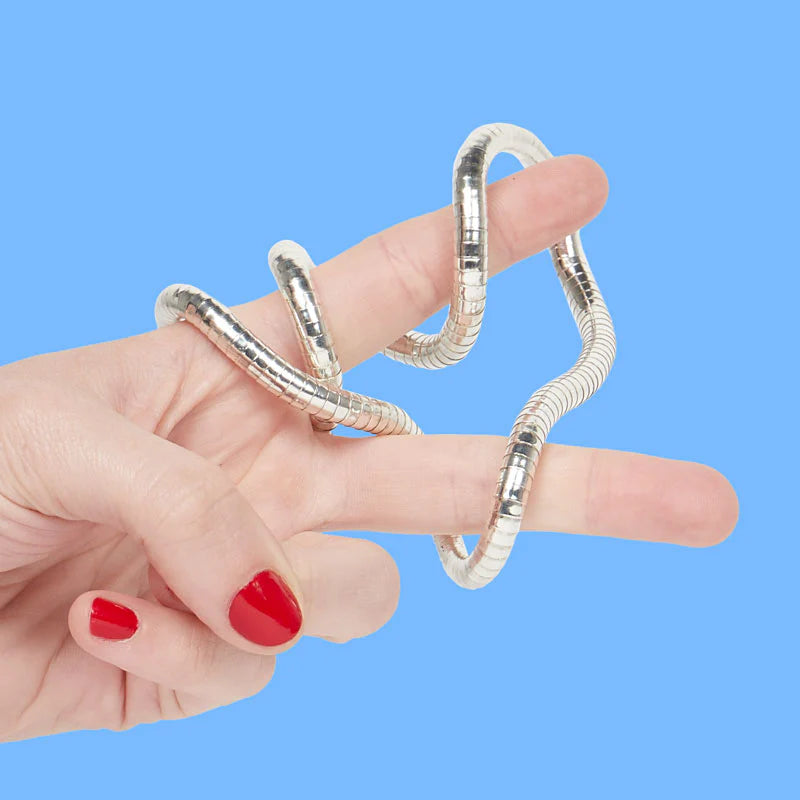 Speks Strand Moldable Fidget Rope - Silver