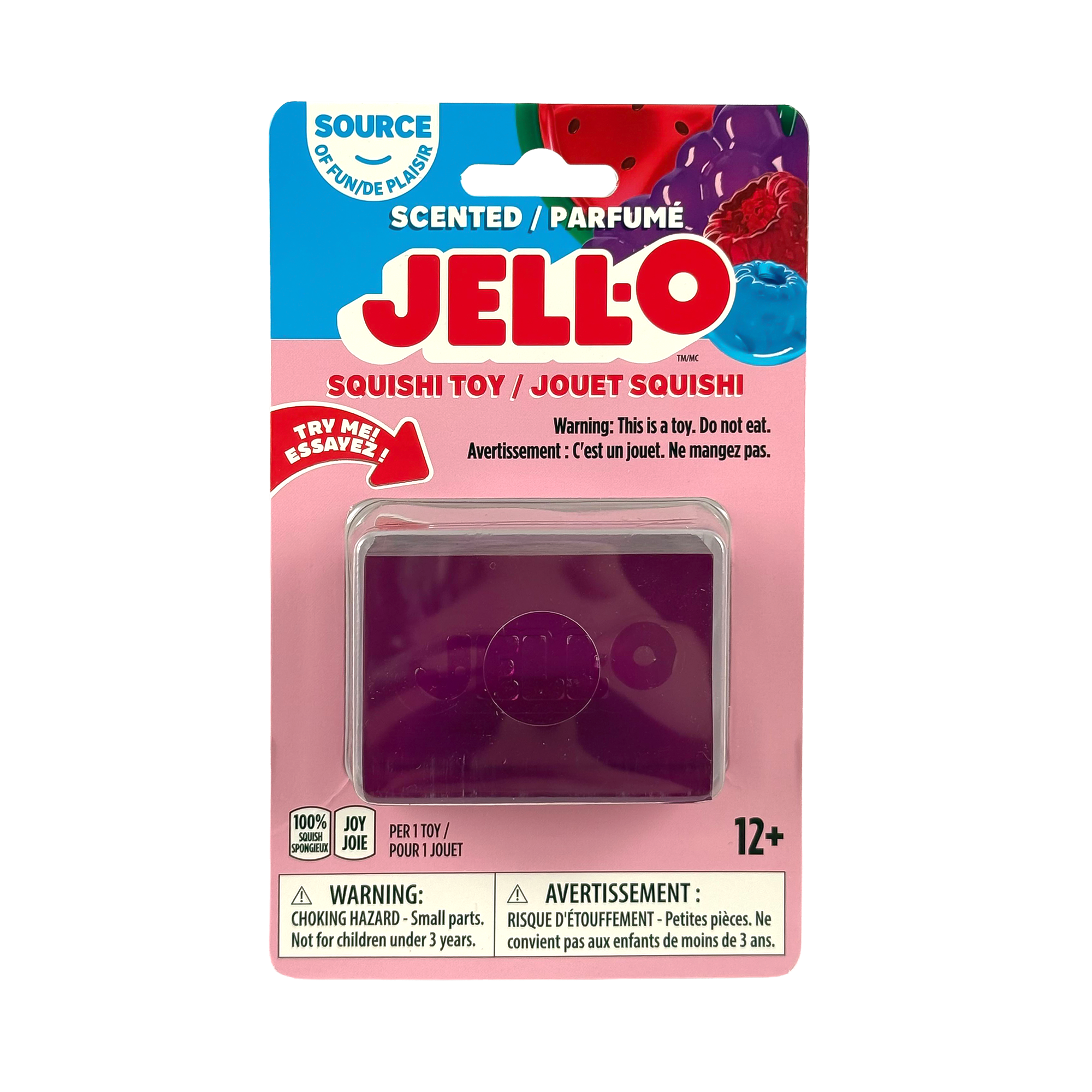 JELL-O Squishy Squeeze Fidget Toy - Scented, Assorted Colors