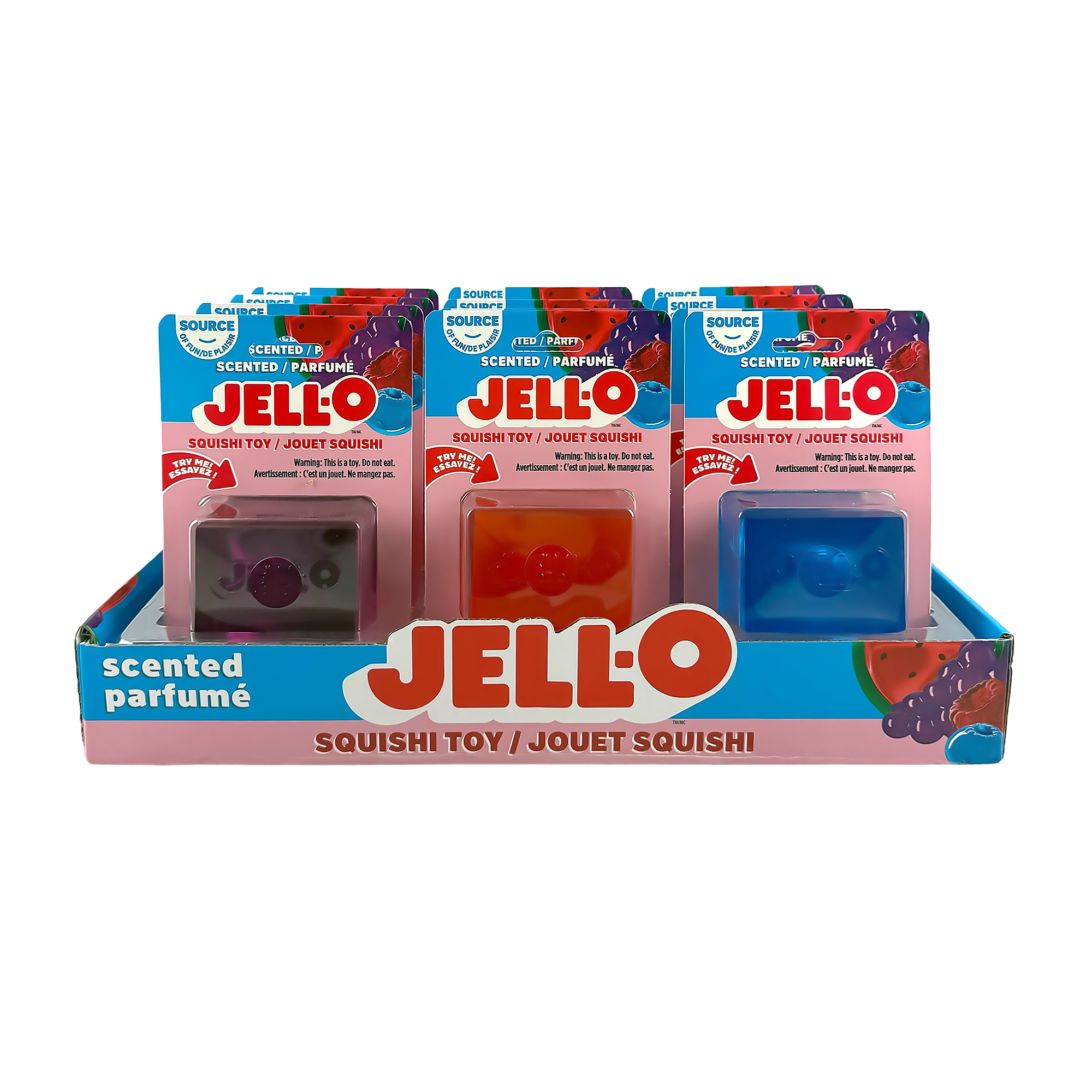 JELL-O Squishy Squeeze Fidget Toy - Scented, Assorted Colors
