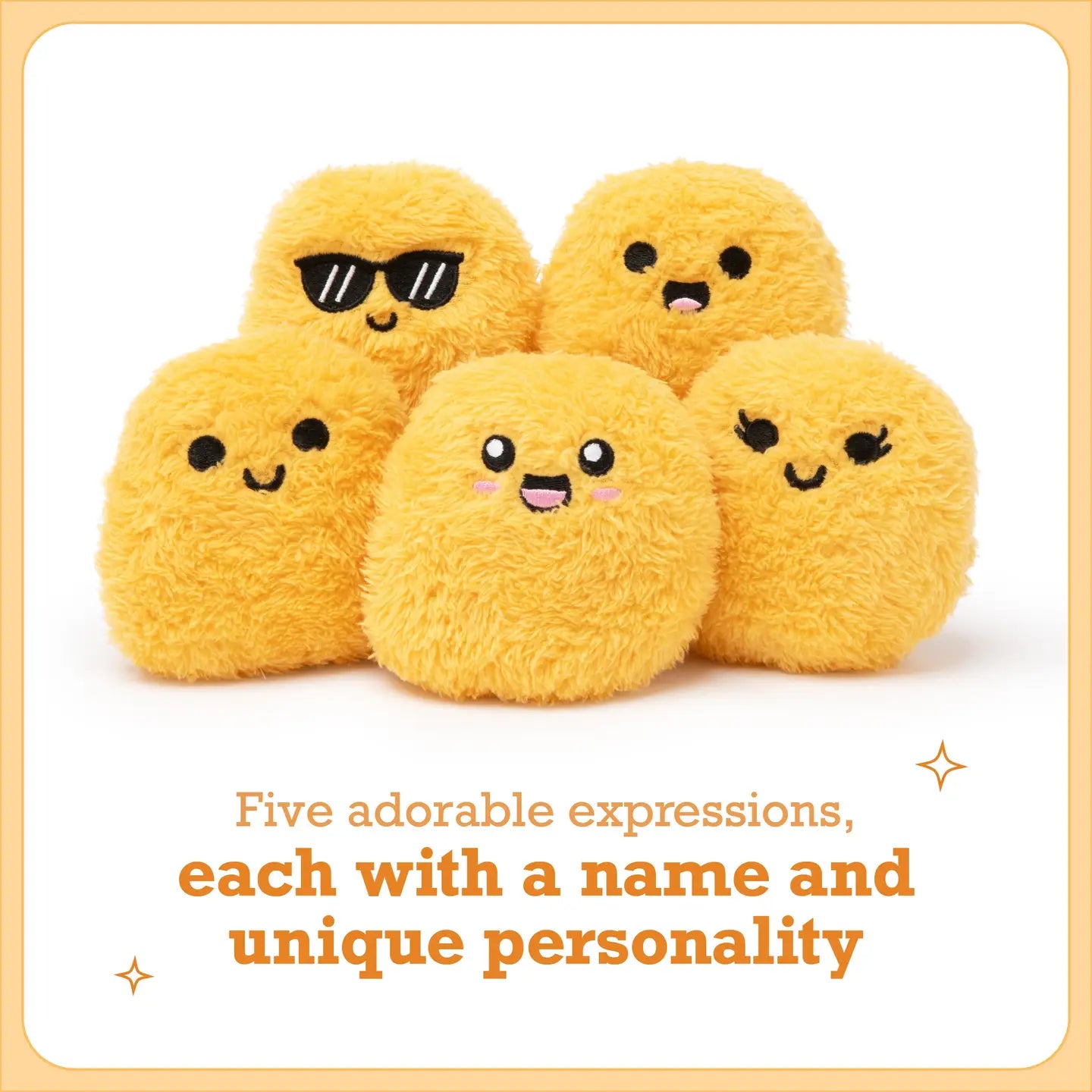 Emotional Support Nuggets Set of 5 Plush Toys by What Do You Meme