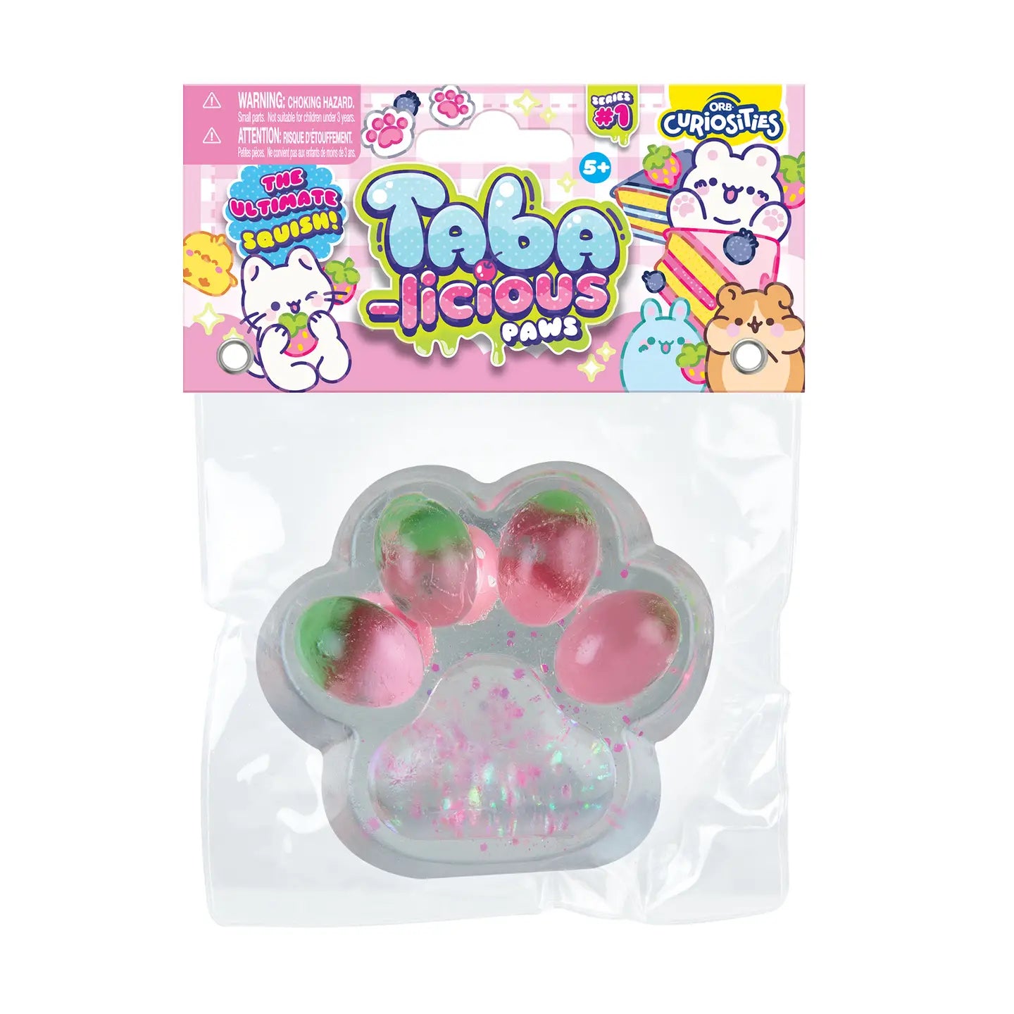 ORB Curiosities Taba-licious Paws Taba Squishy Sensory Toy - STYLES VARY