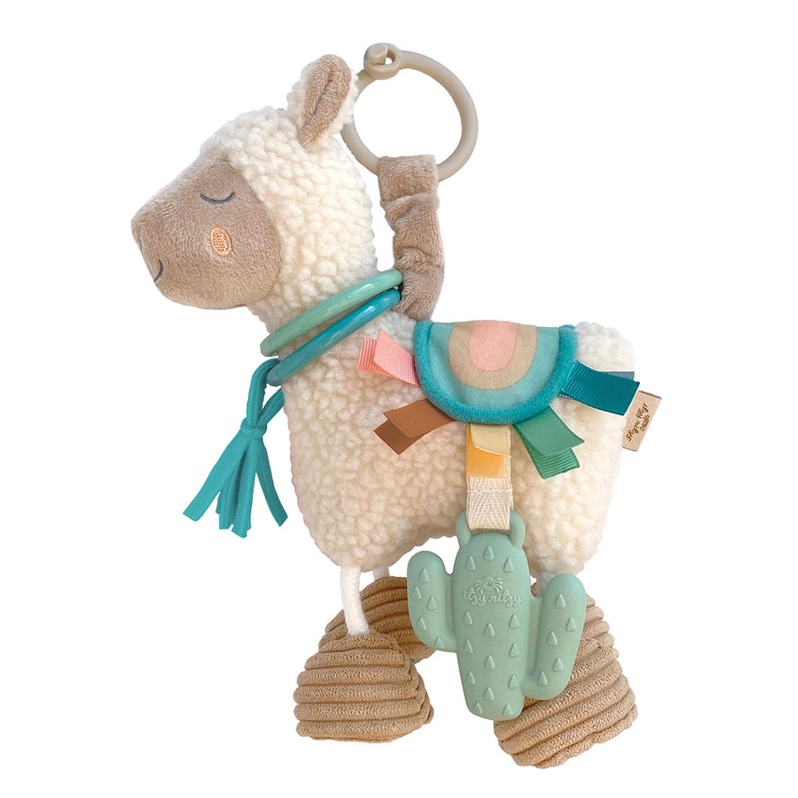 Itzy Ritzy Itzy Friends Link & Love™ Llama Activity Plush with Teether Toy