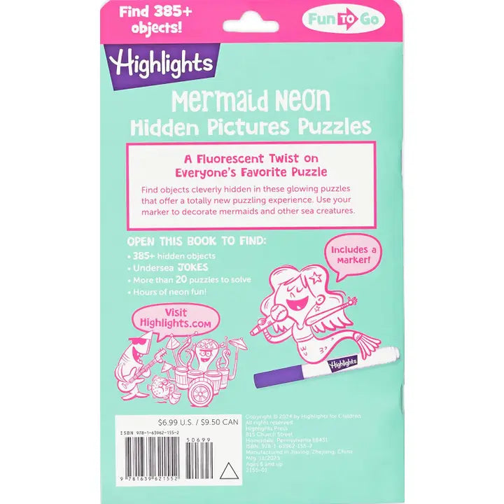 Highlights Hidden Pictures: Mermaid Puzzles to Highlight Activity Book