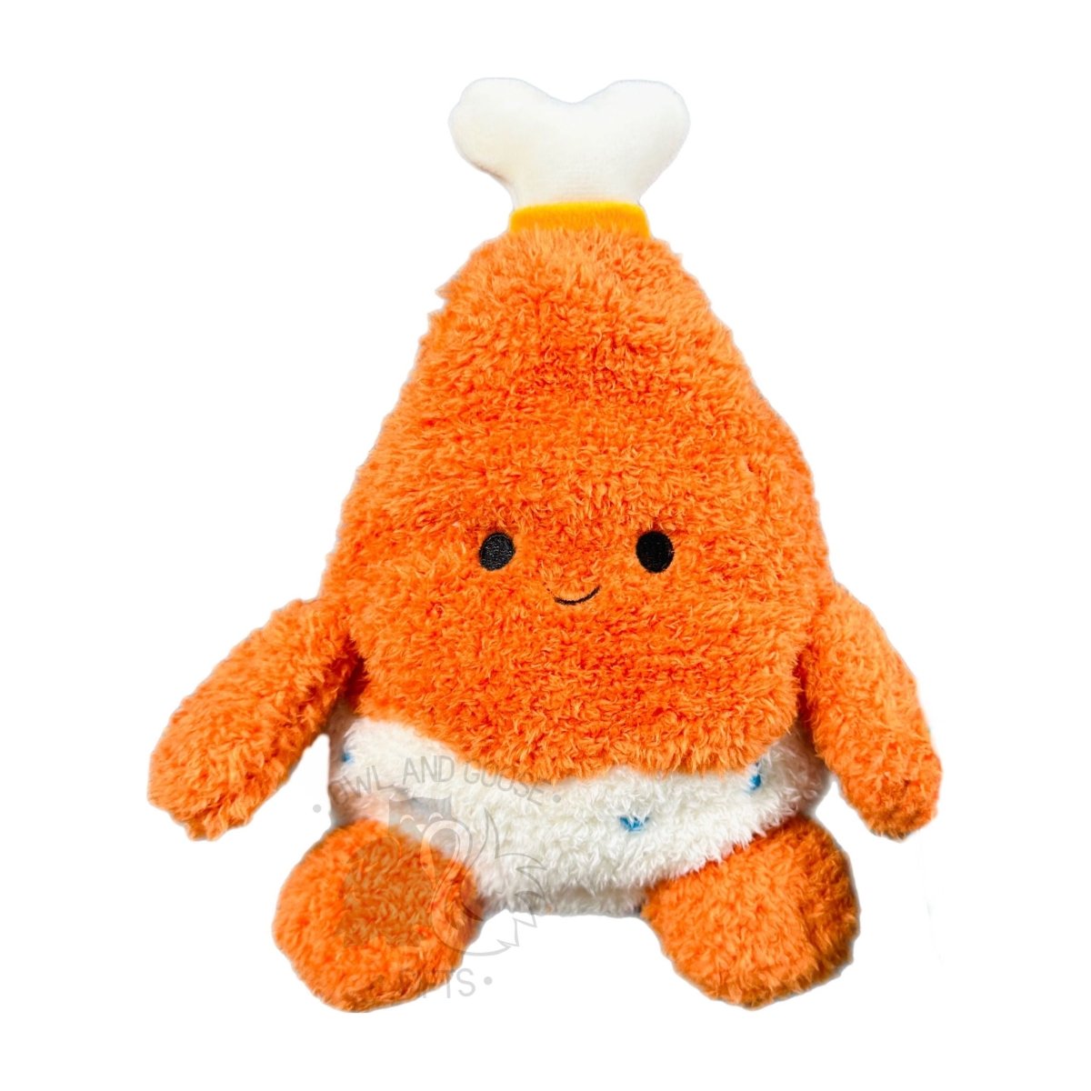 Bum Bumz 7.5 Inch Bennet the Blue Cheese Wing Funday BumzPlush Toy - Owl & Goose Gifts
