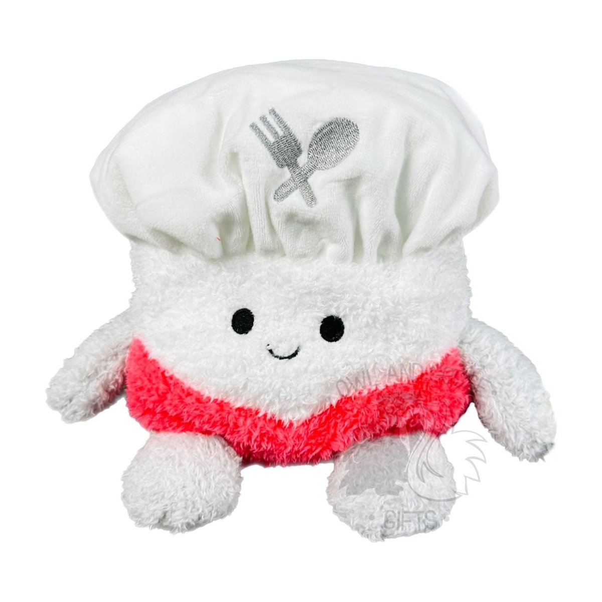 Bum Bumz 7.5 Inch Cabel the Chef Hat Kitchen Bumz Plush Toy - Owl & Goose Gifts