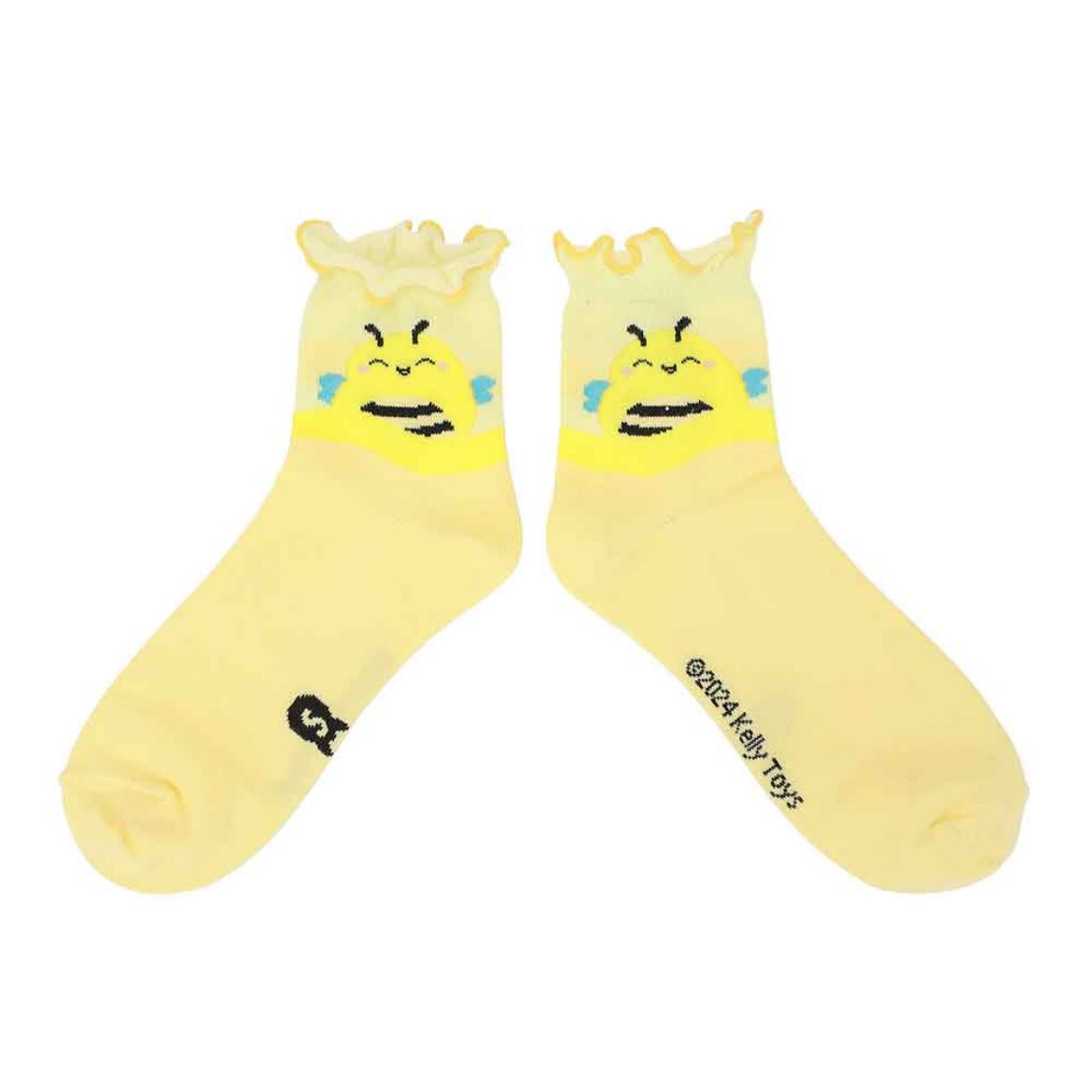 Squishmallow Women's 3 Pack Lettuce Edge Crew Socks - Owl & Goose Gifts