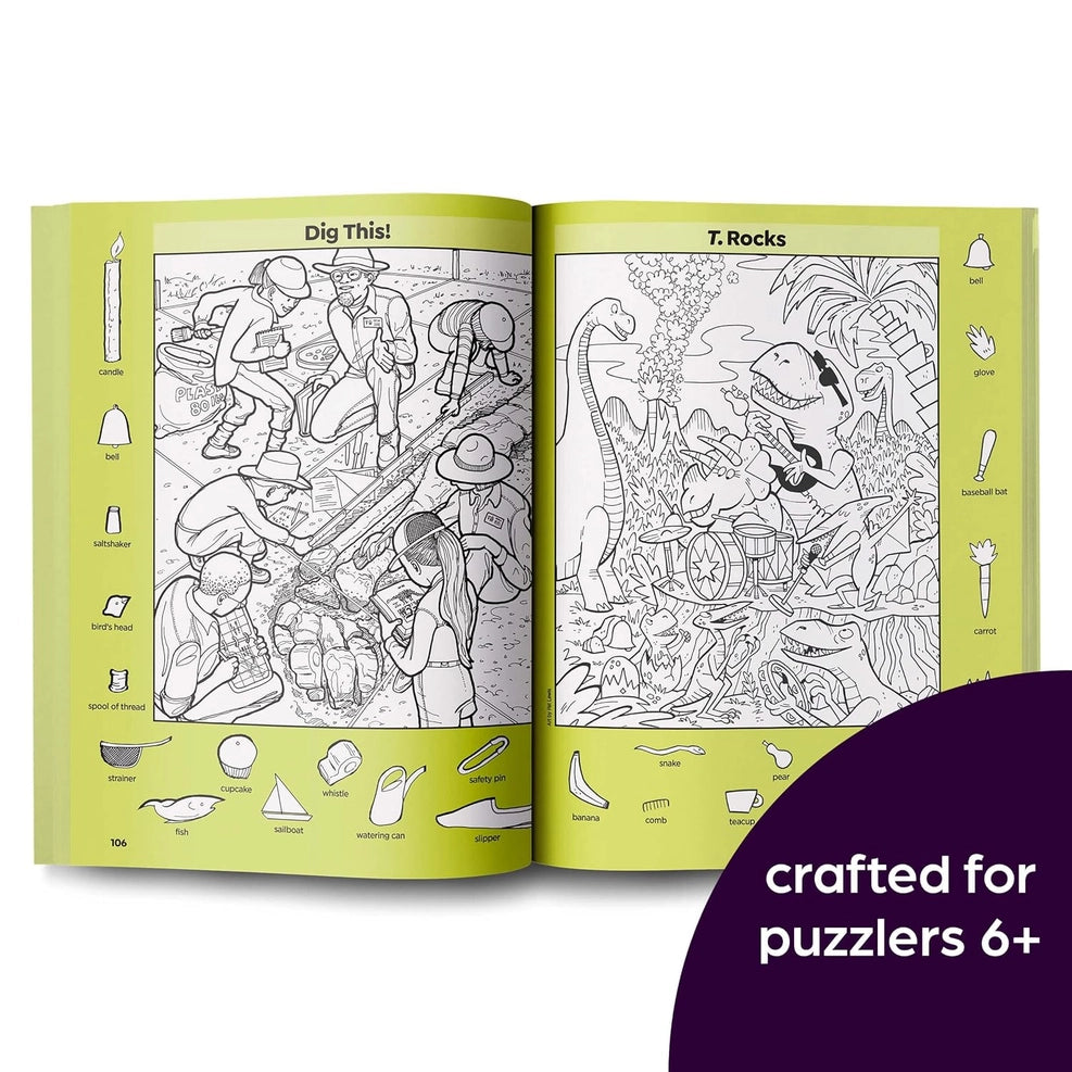 Highlights Hidden Pictures: Dinosaur Puzzles Activity Book