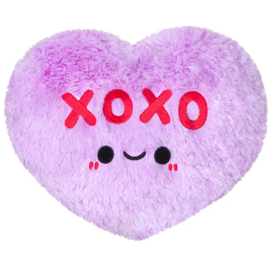 Squishable Snackers 7 Inch Candy Heart XOXO Purple Plush Toy