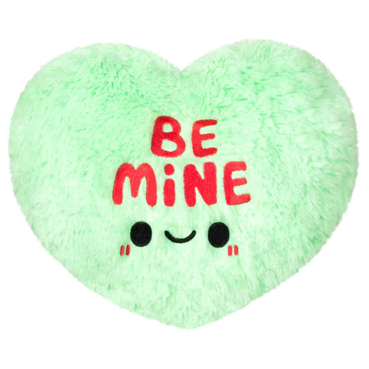 Squishable Snackers 7 Inch Candy Heart BE MINE Green Plush Toy