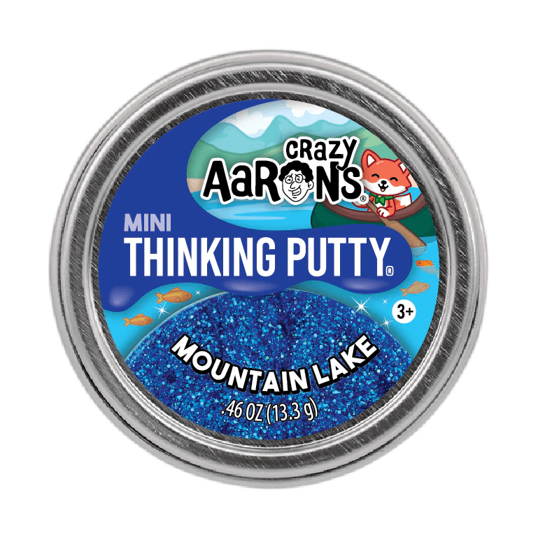 Crazy Aarons Mountain Lake Mini 2 Inch Thinking Putty Tin - Owl & Goose Gifts