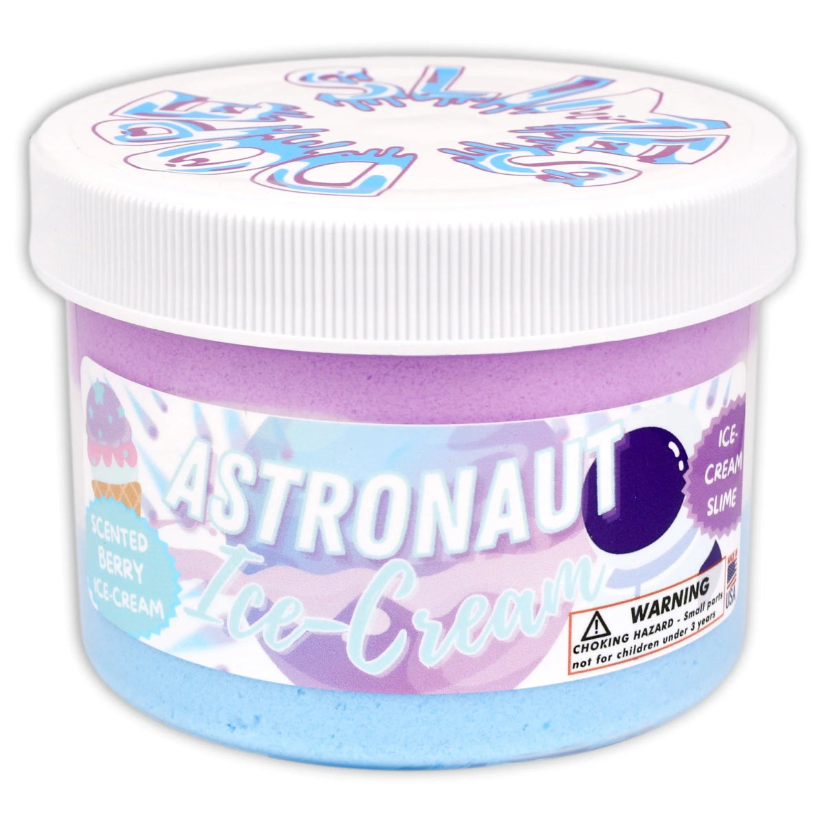 Dope Slimes 8 oz Astronaut Ice Cream Slime - Owl & Goose Gifts