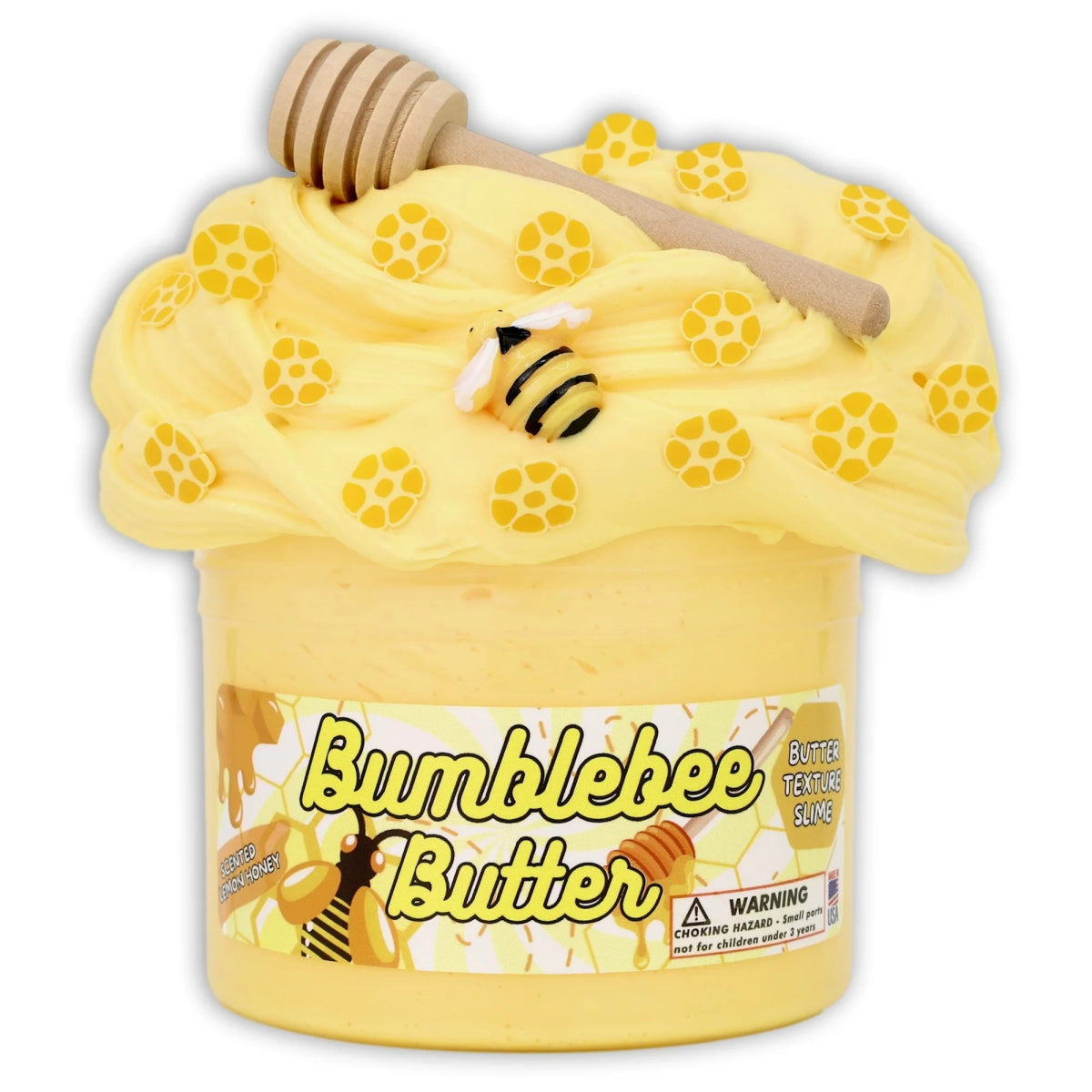 Dope Slimes 8 oz Bumblebee Butter Slime - Owl & Goose Gifts