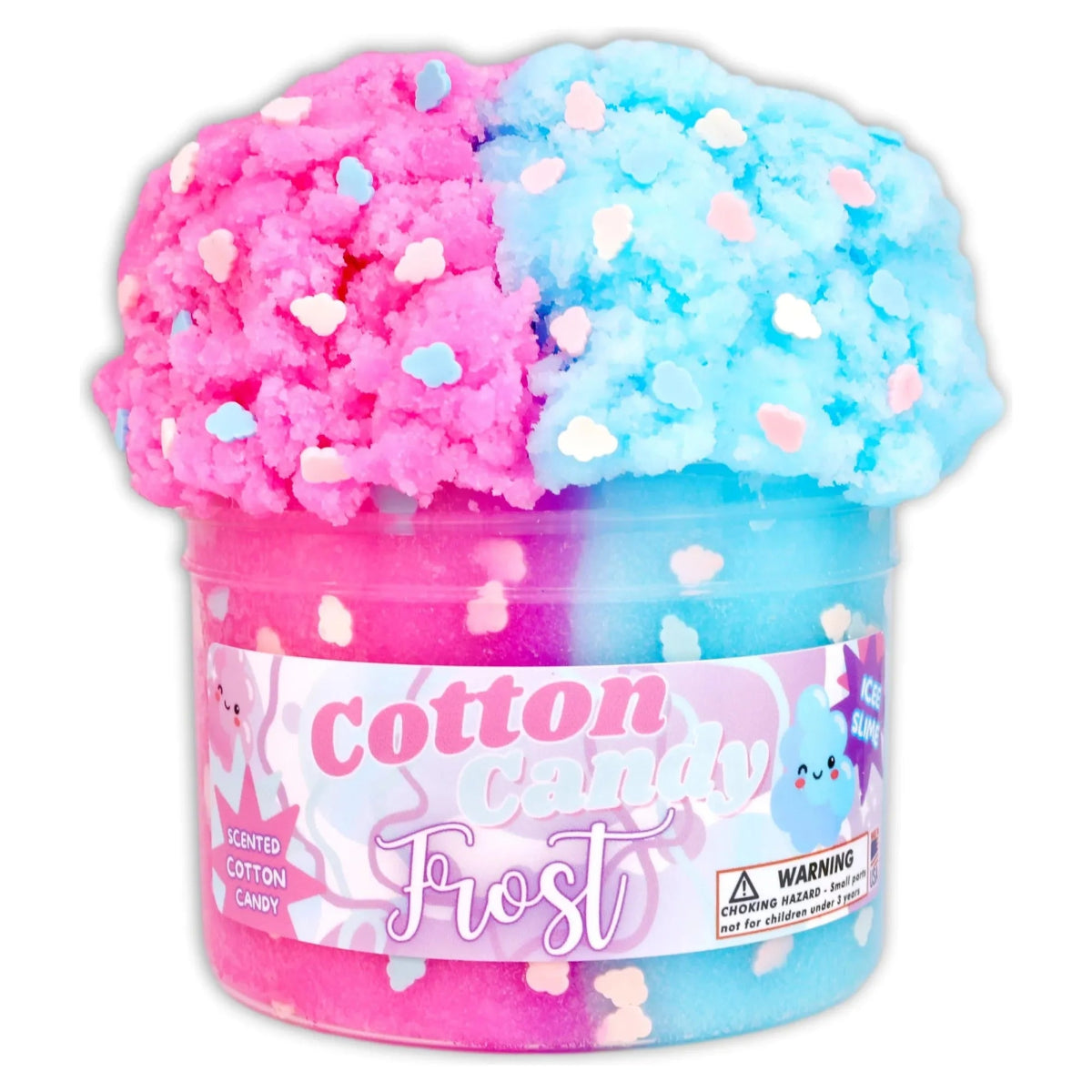 Dope Slimes 8 oz Cotton Candy Frost Slime - Owl & Goose Gifts