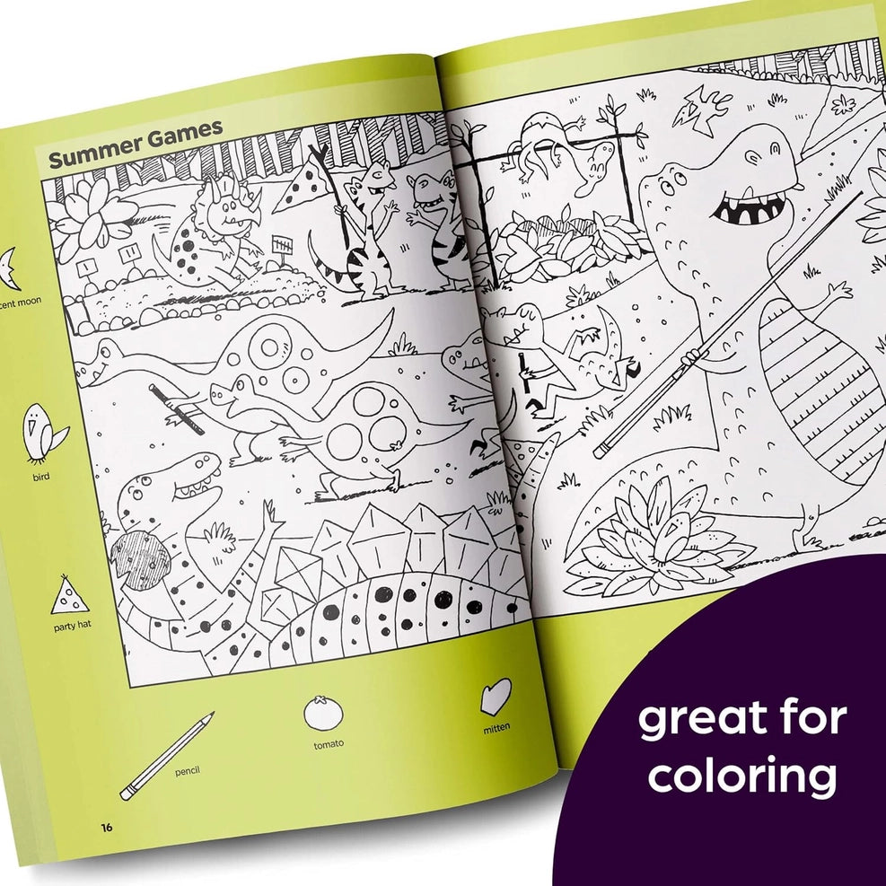 Highlights Hidden Pictures: Dinosaur Puzzles Activity Book