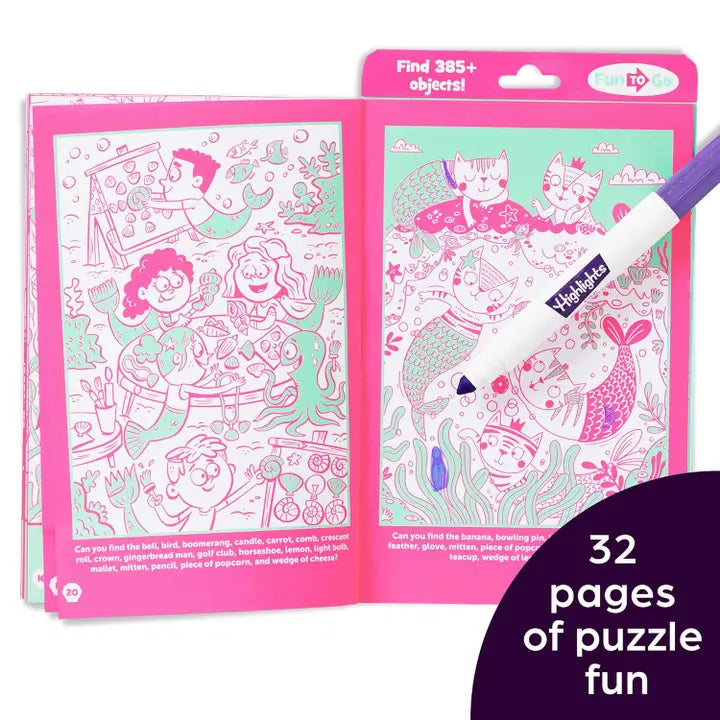 Highlights Hidden Pictures: Mermaid Puzzles to Highlight Activity Book