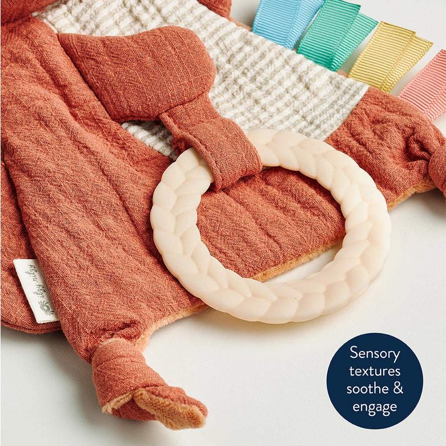 Itzy Ritzy Bitzy Crinkle™ Fox Plush Teether Toy