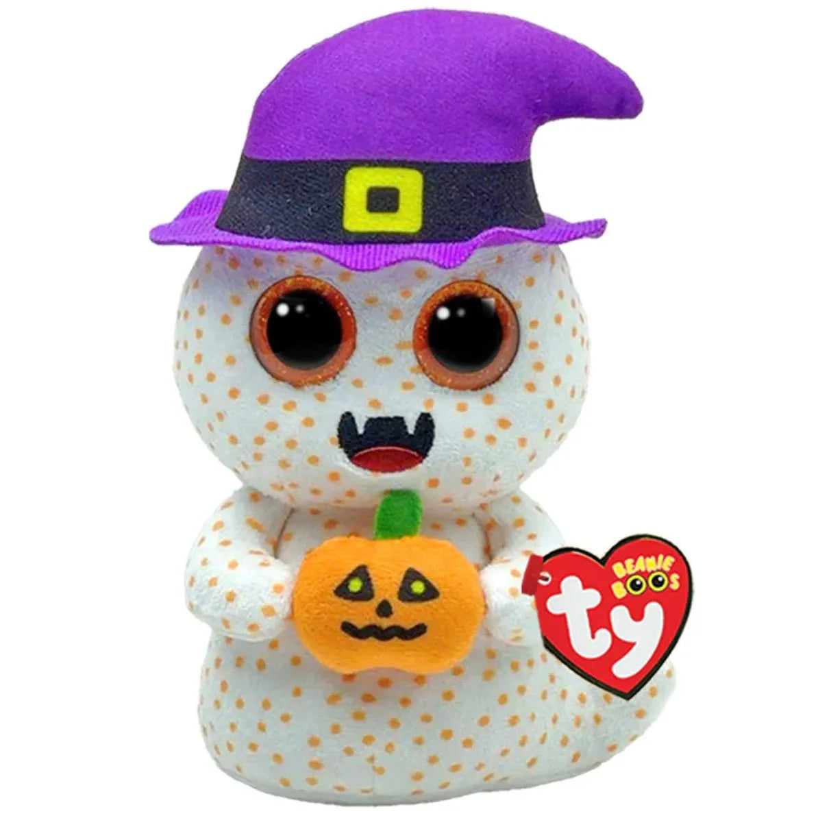 Ty Beanie Boos 8 Inch Flicker the Ghost Halloween Plush Toy