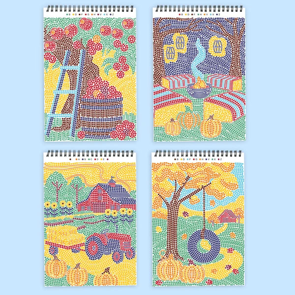 Lifelines FlowArt Dot-By-Letter - Pastures & Pumpkins - Meditative Art